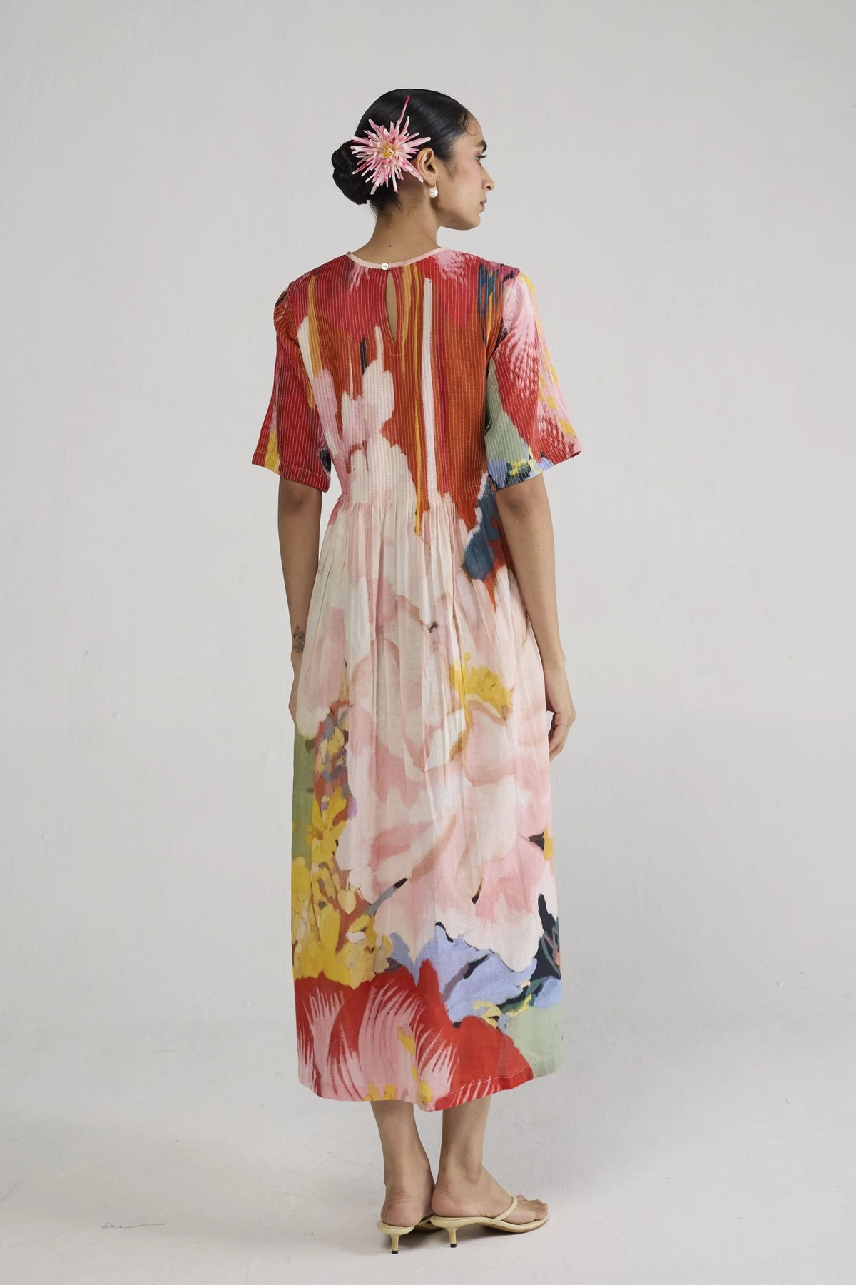 Obu Pintucks Dress