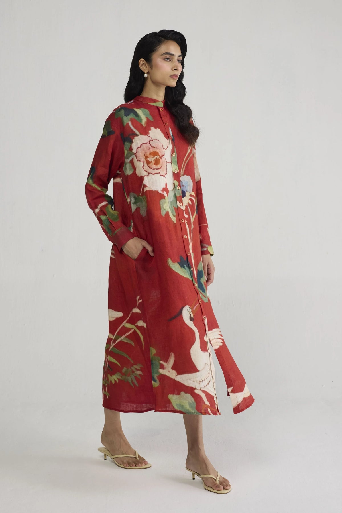 Bara Linen Shirt Dress