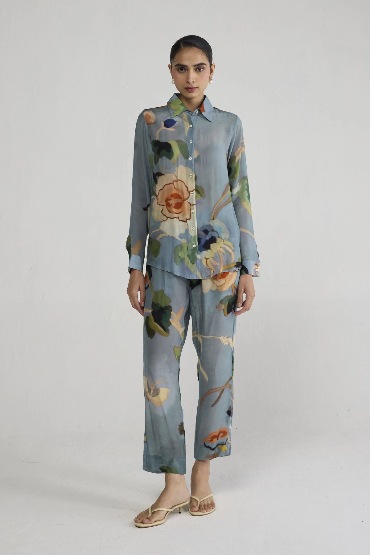 Asagao Crepe Co-Ord Set