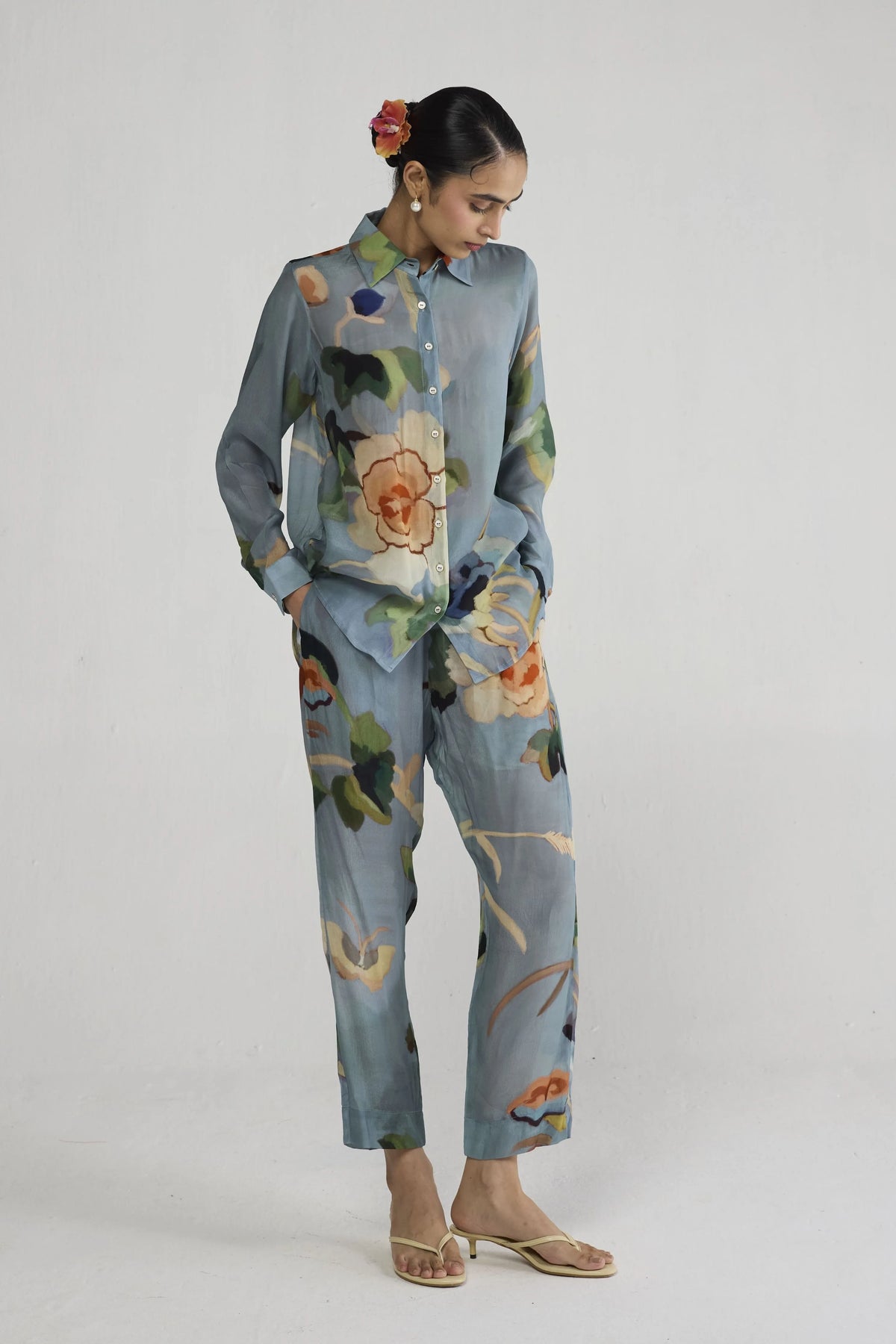 Asagao Crepe Co-Ord Set
