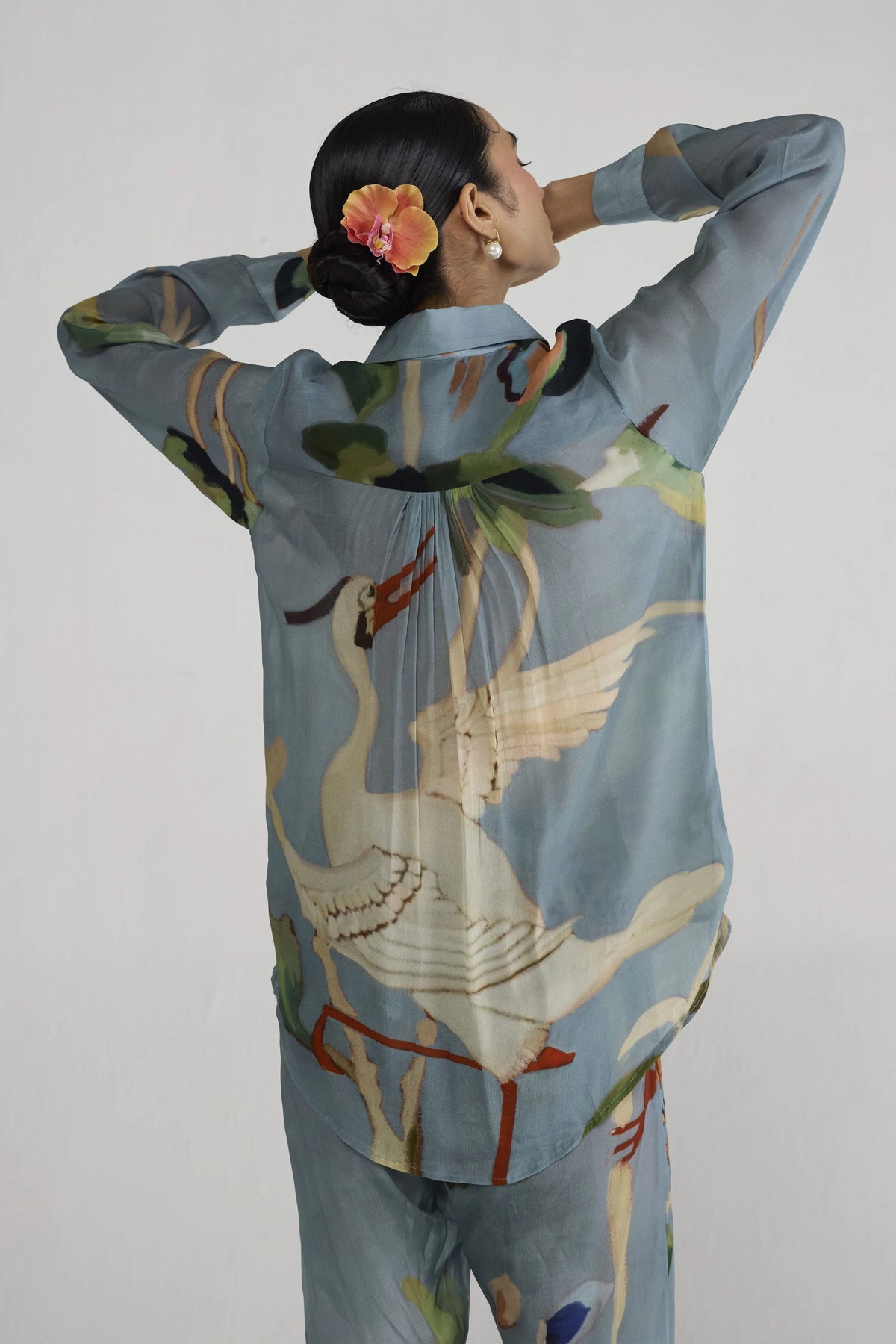 Asagao Crepe Co-Ord Set