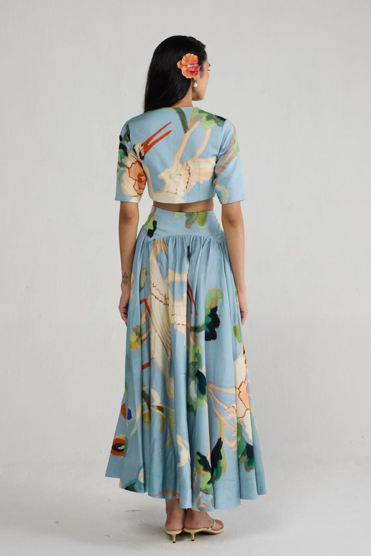 Asagao Blouse & Skirt Set