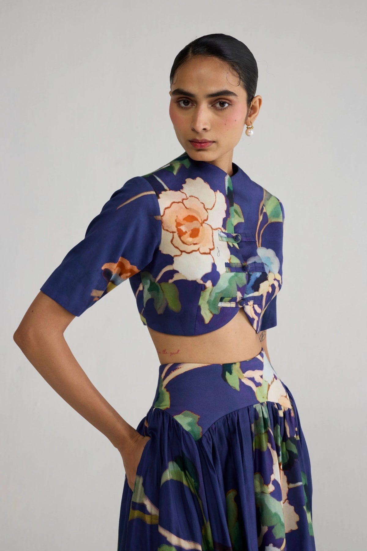 Fuji Blouse & Skirt Set