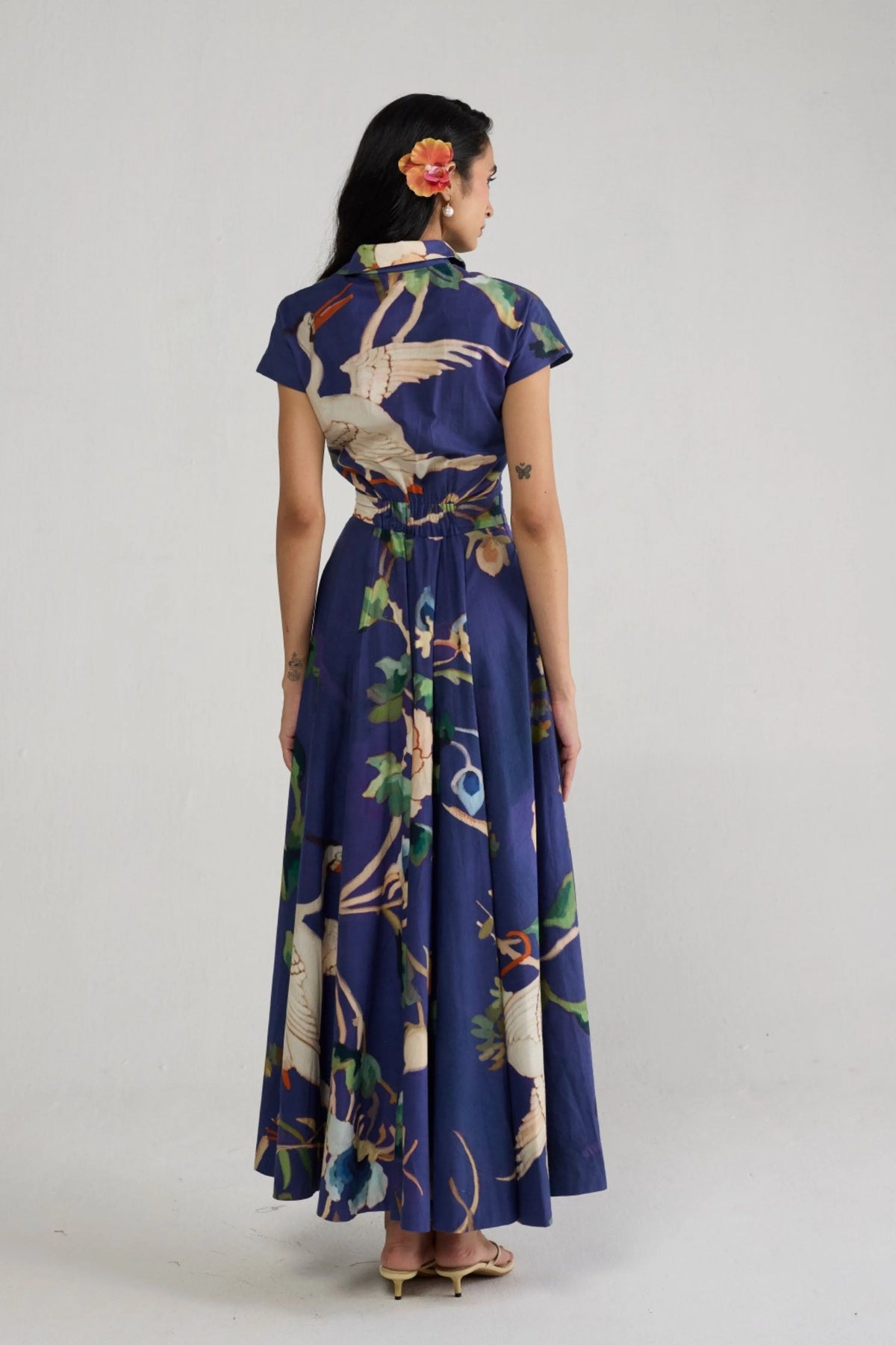 Fuji Side Buttons Dress