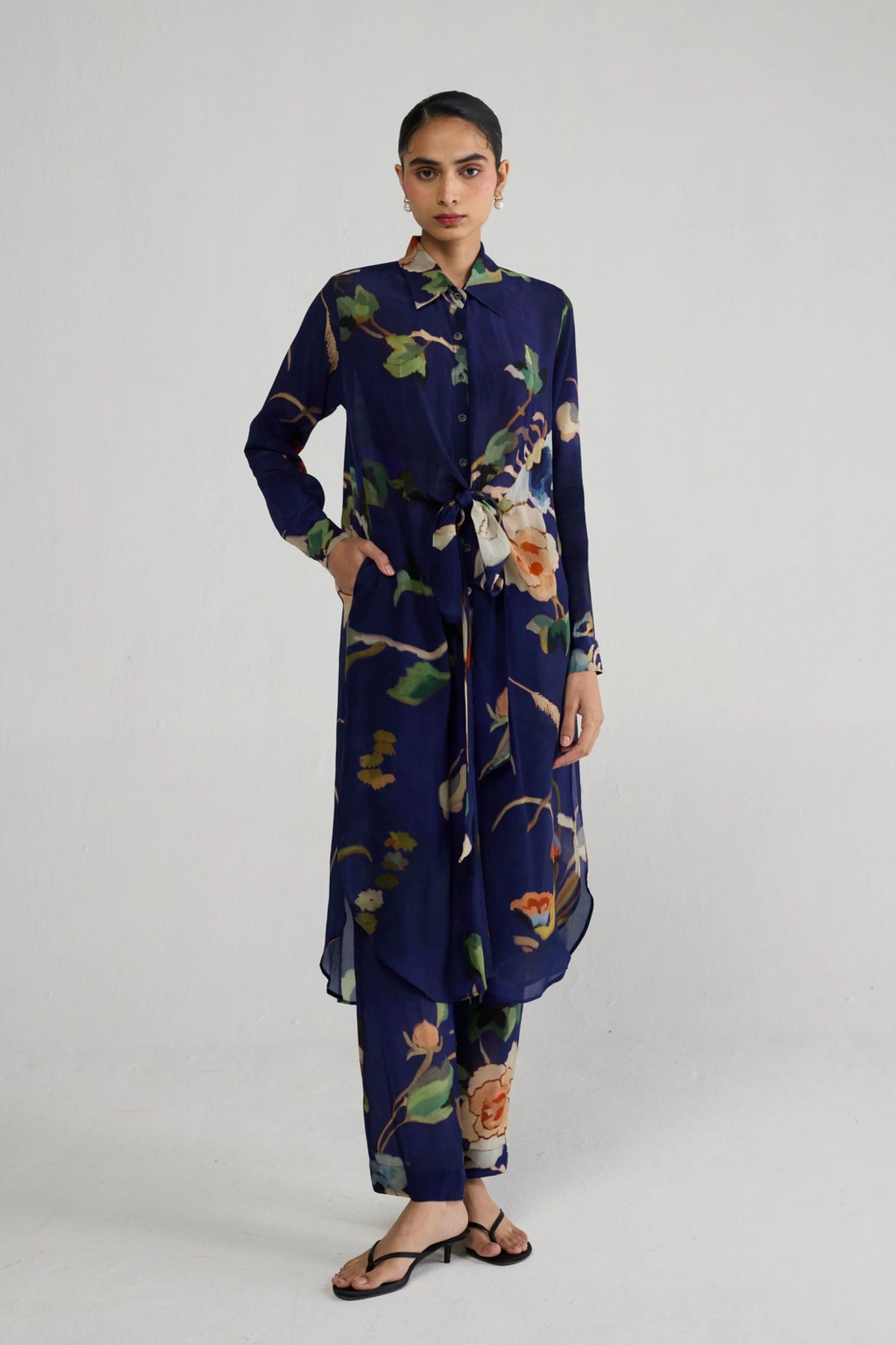 Fuji Wrap Kurta Set