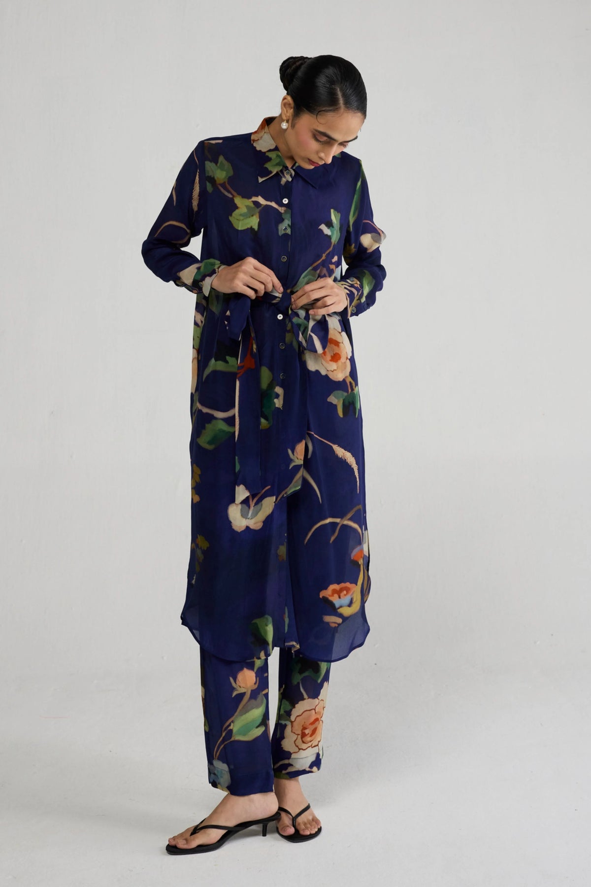 Fuji Wrap Kurta Set