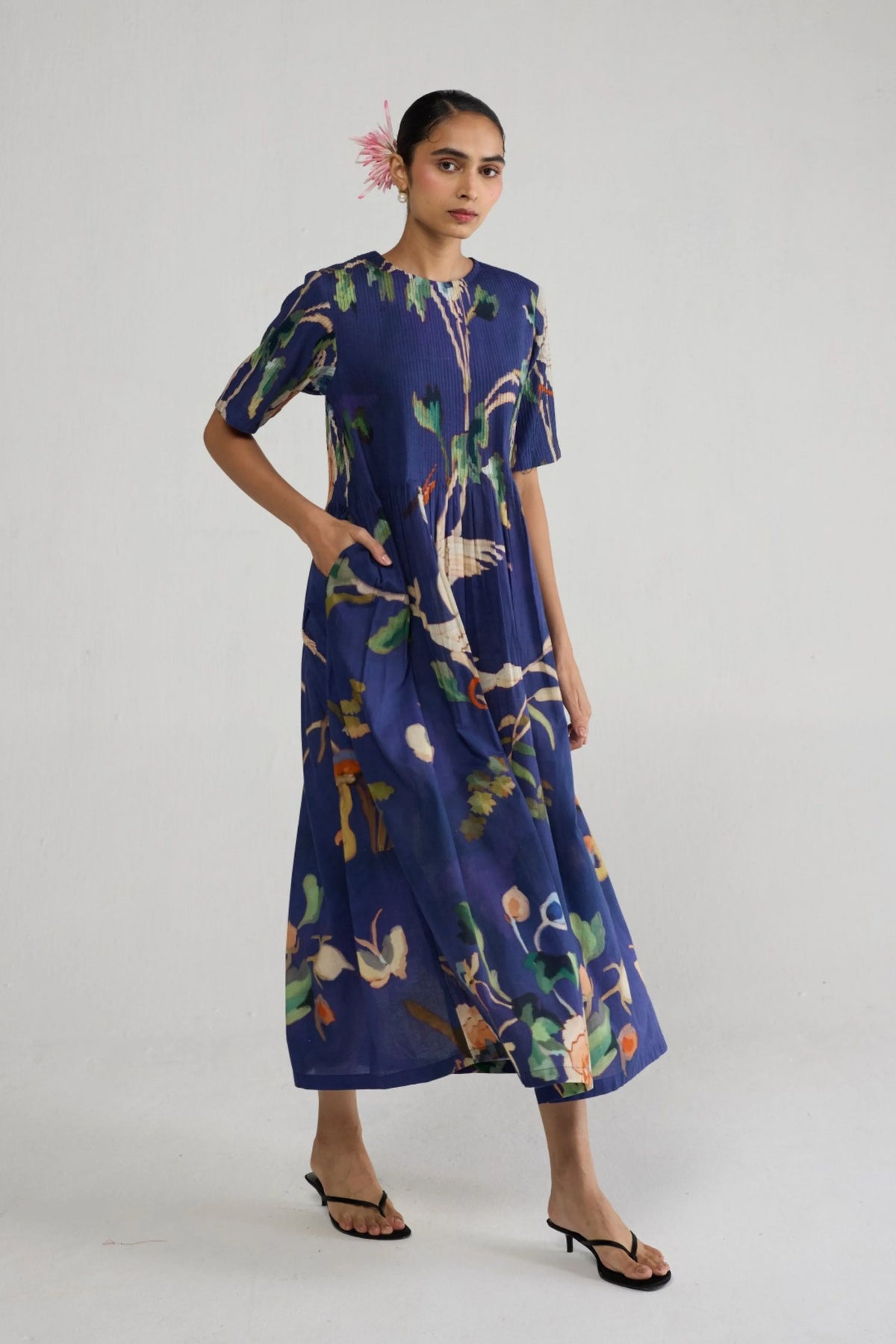 Fuji Pintucks Dress
