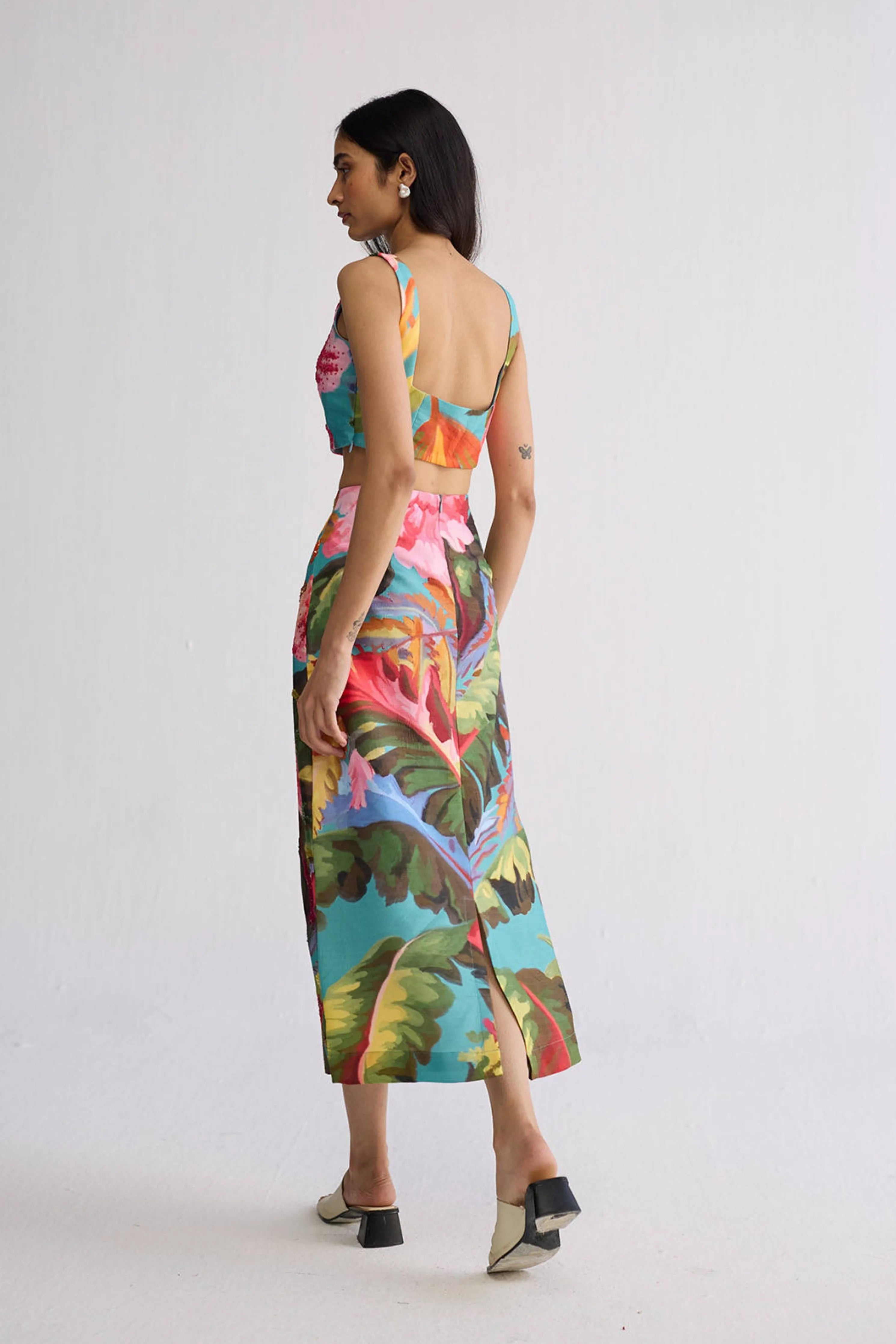 Campari Embroidered Co-Ord Set