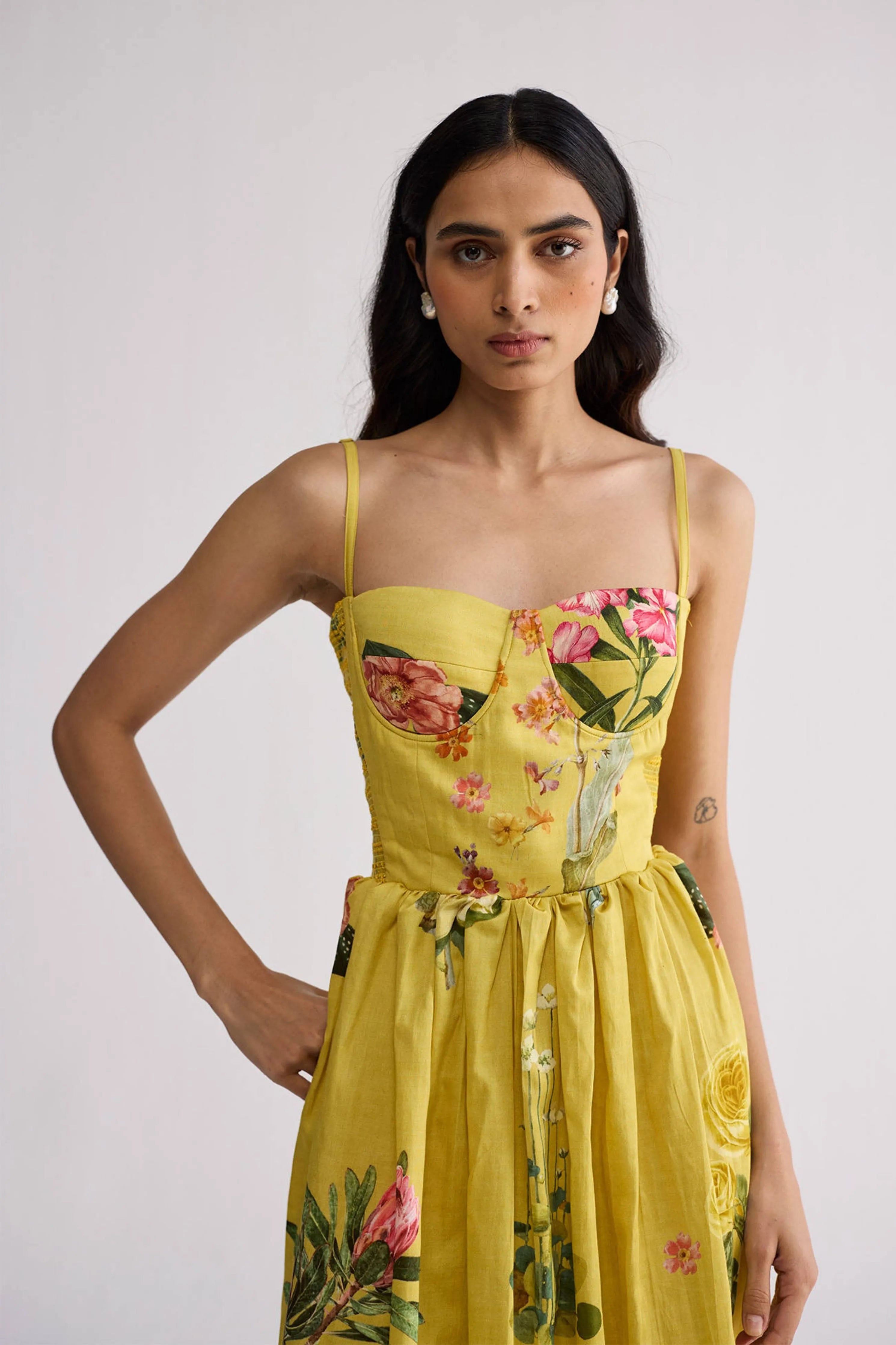 Romy Smocked Bralette Dress