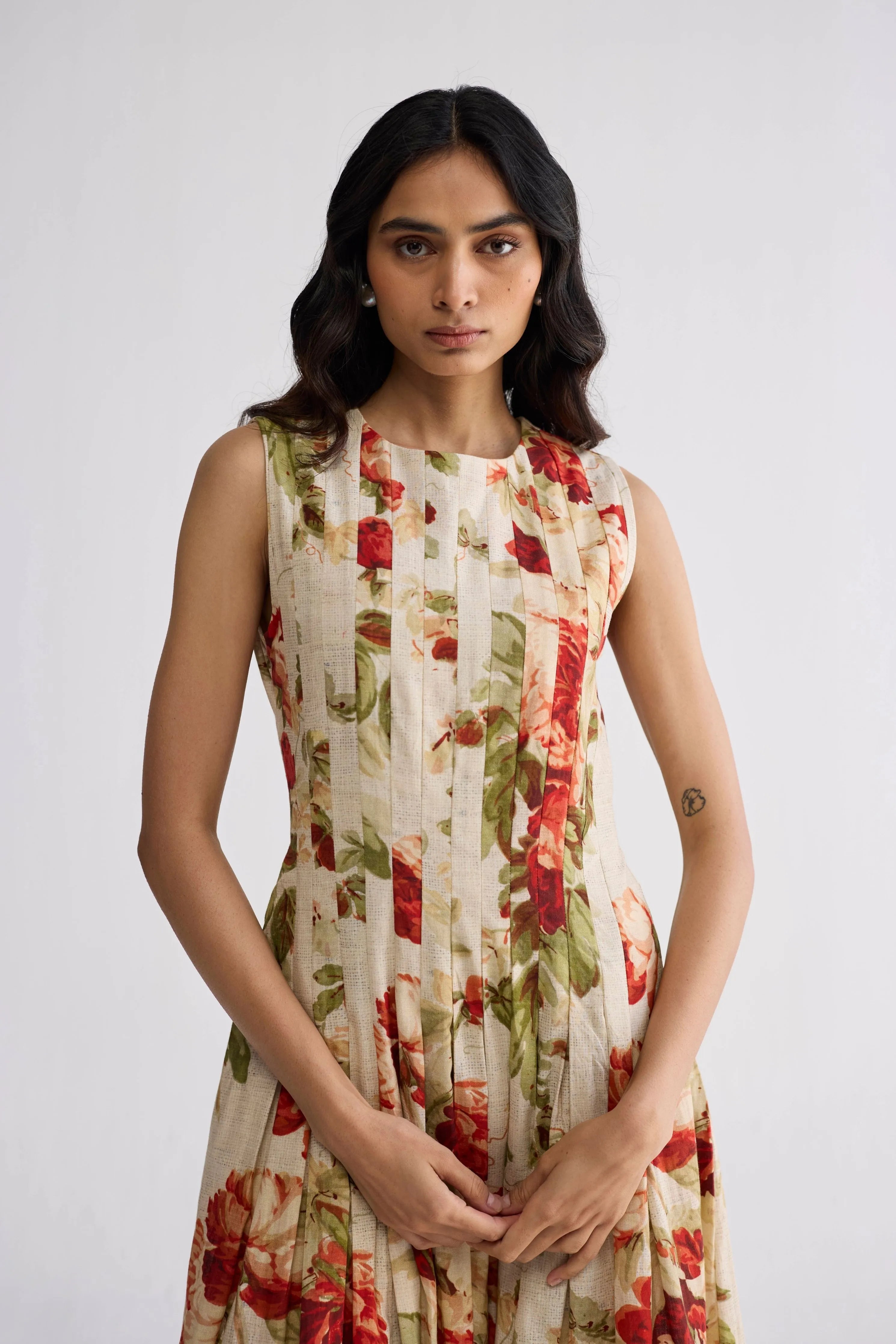 Sama Pleated Dress