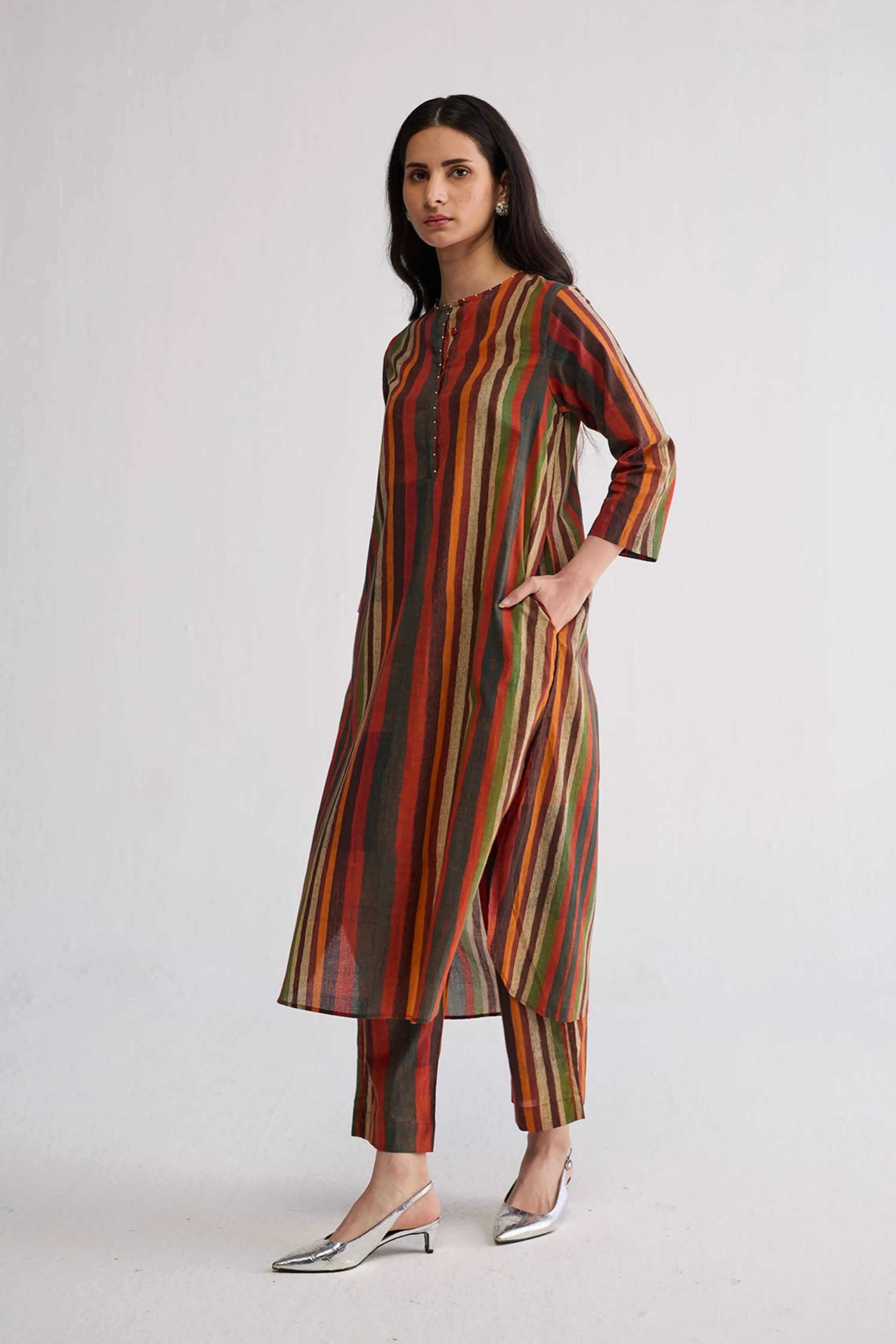Jilian Long Kurta Set
