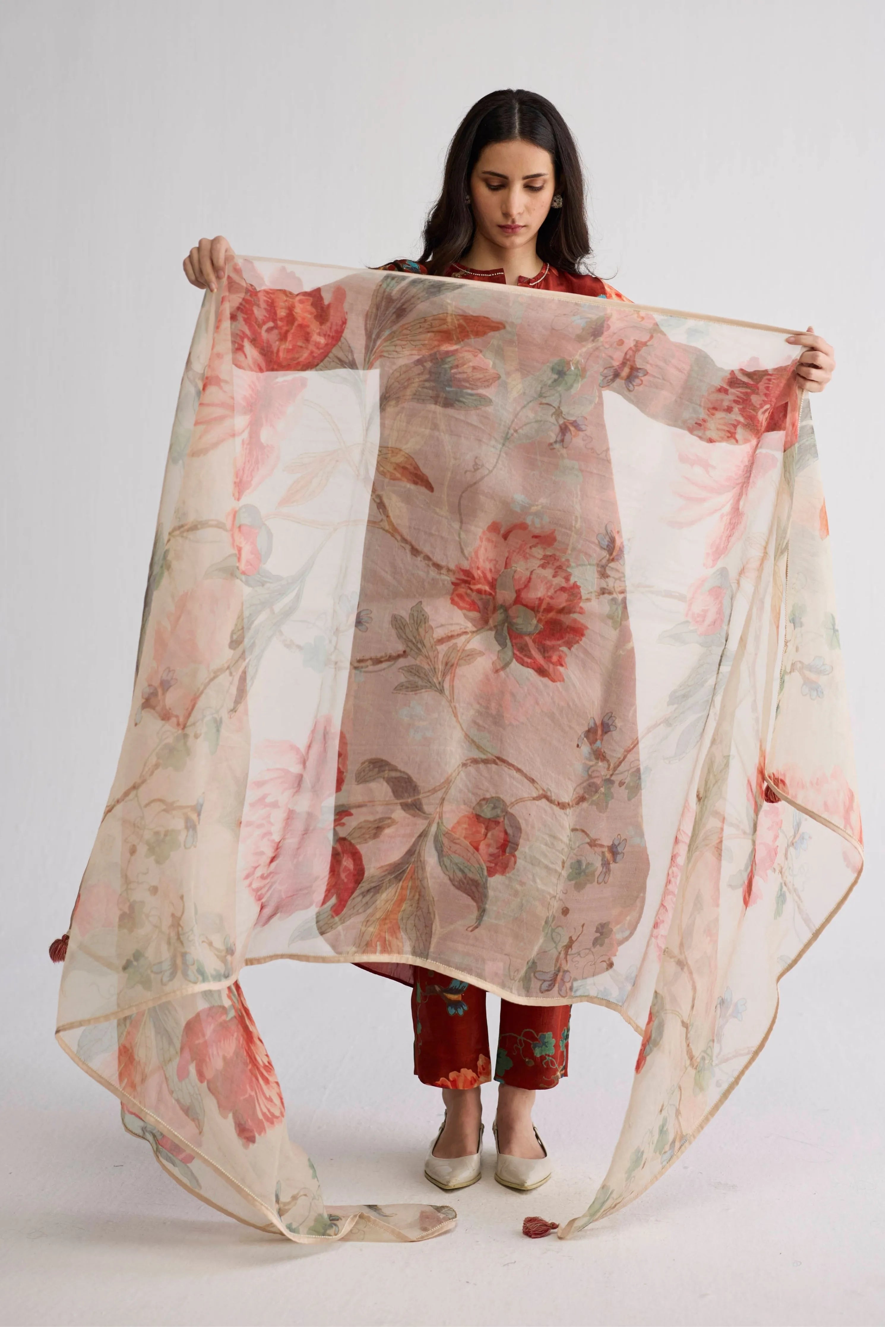 Vine Long Kurta Set