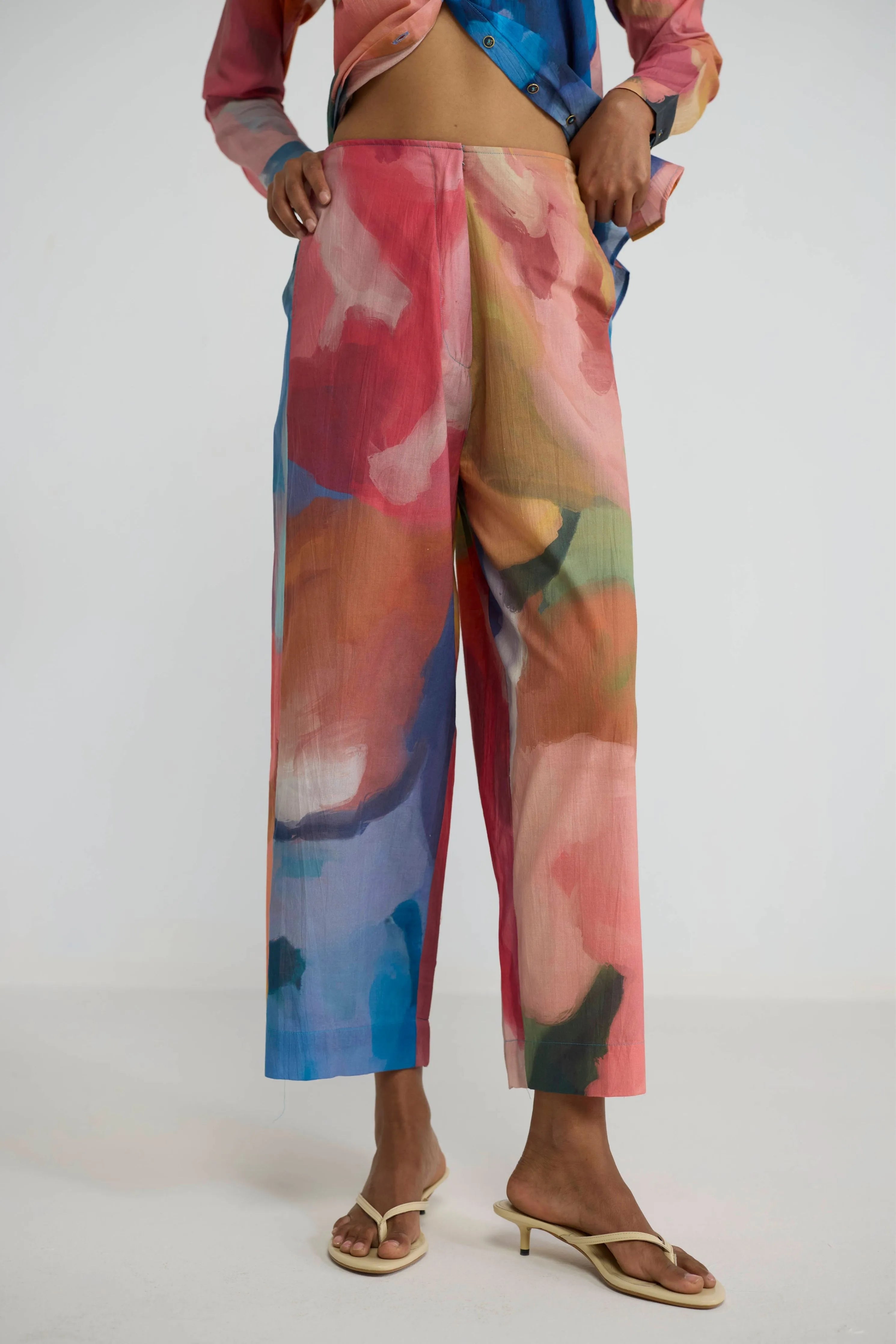 Rainbow Garden Cotton Co-Ord Set