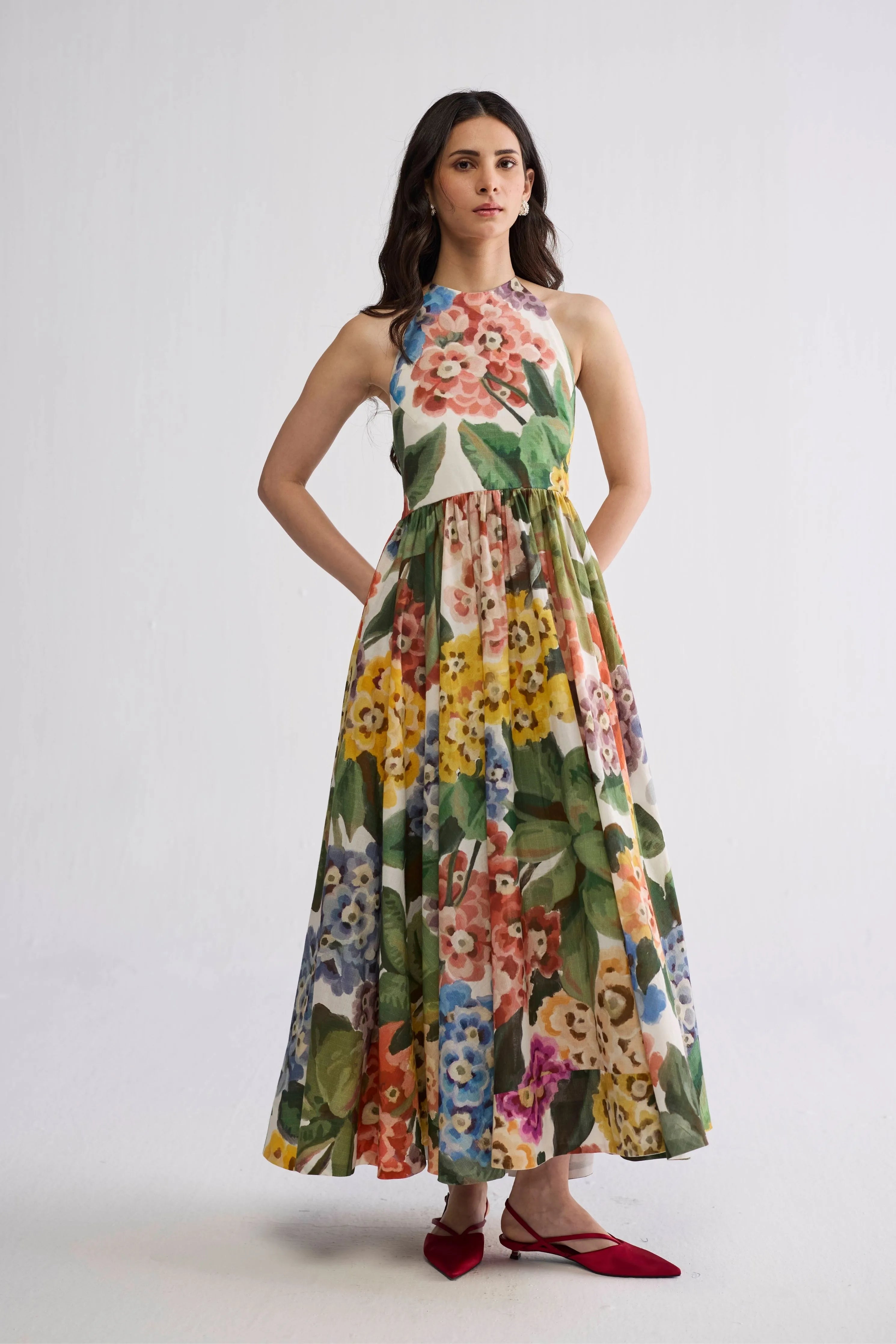 Veranda Halterneck Dress