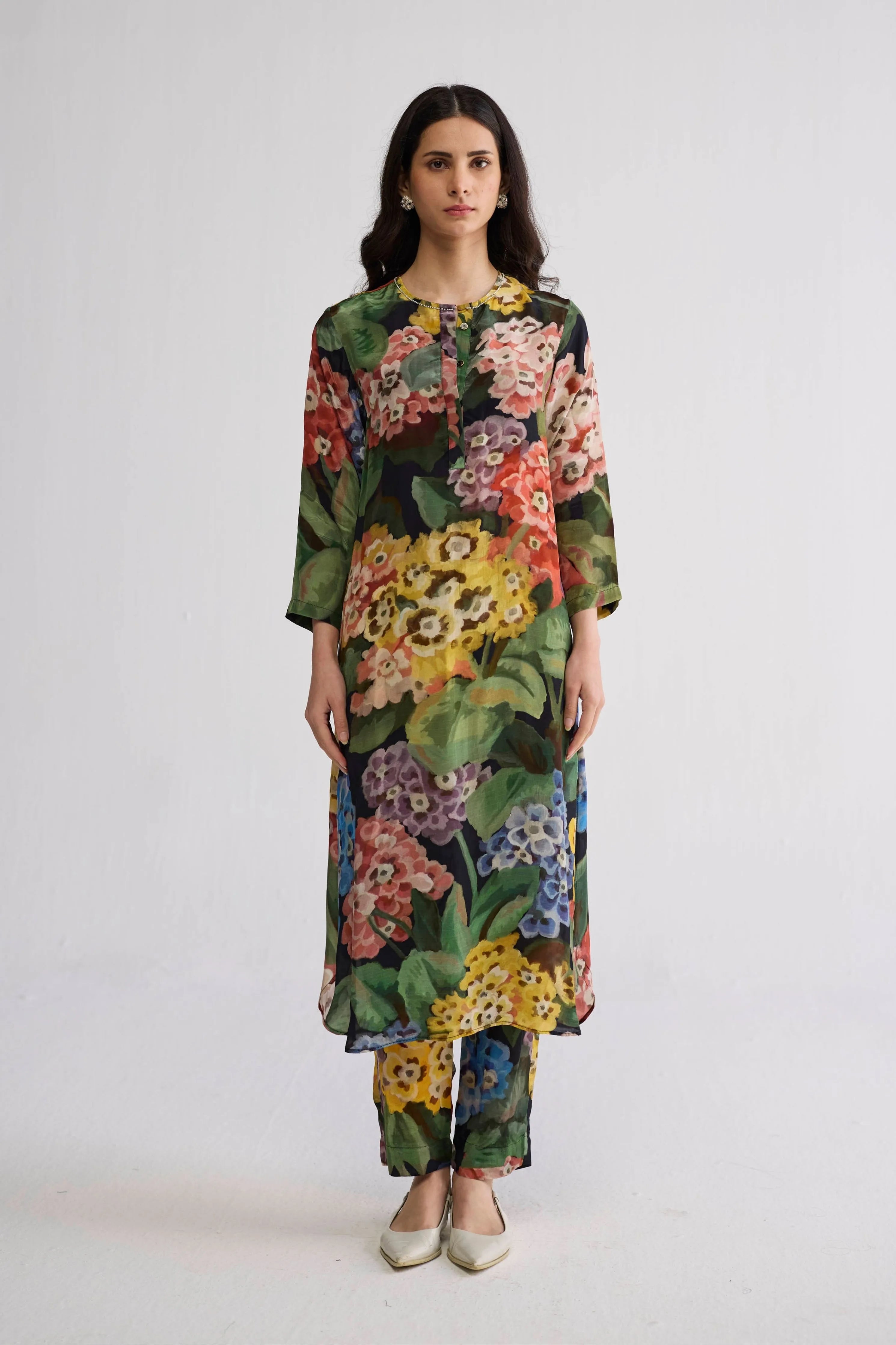 Rain Long Kurta Set