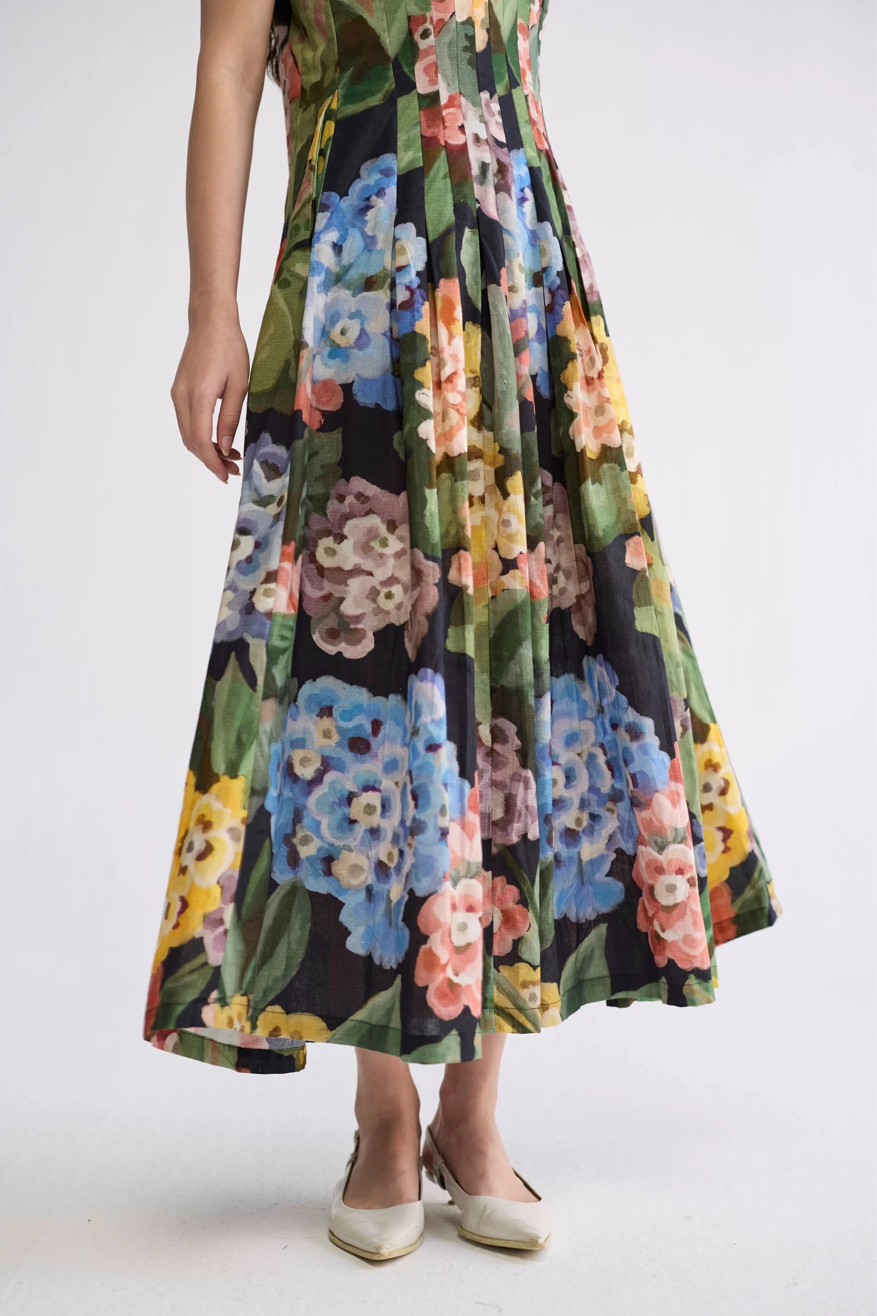 Rain Pleated Dress