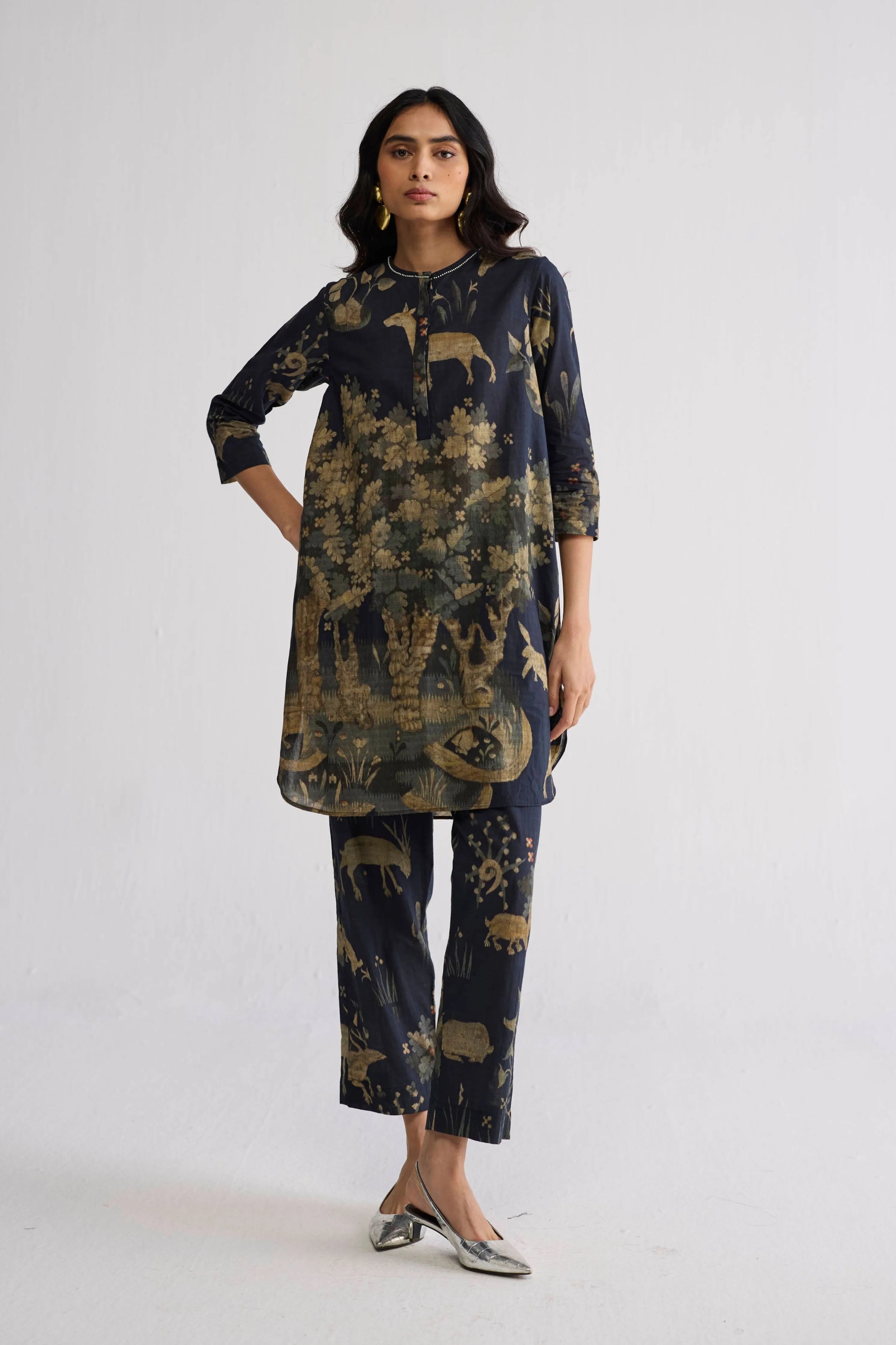 Banyan Short Kurta Set
