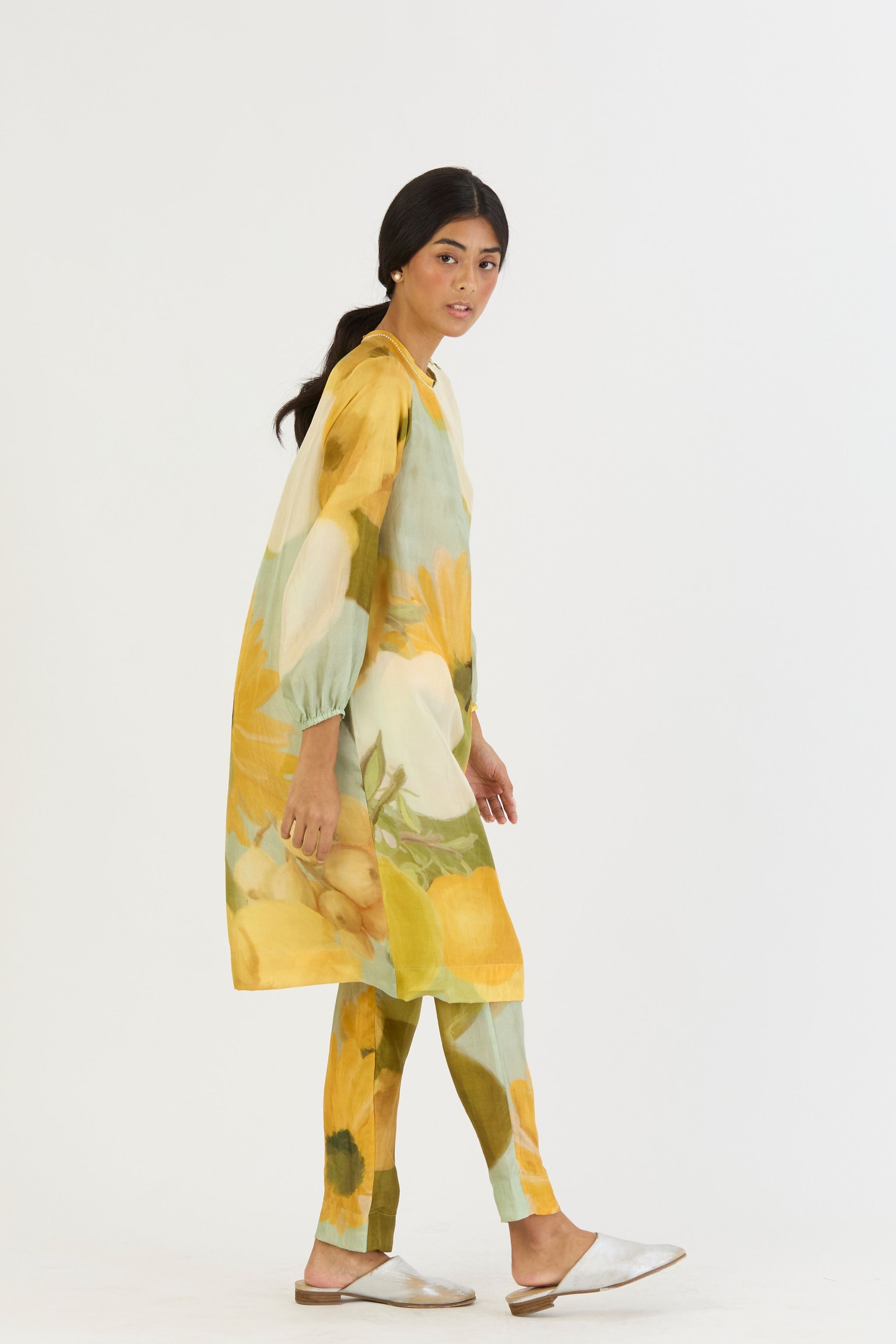 Lemonade Silk Kurta Set