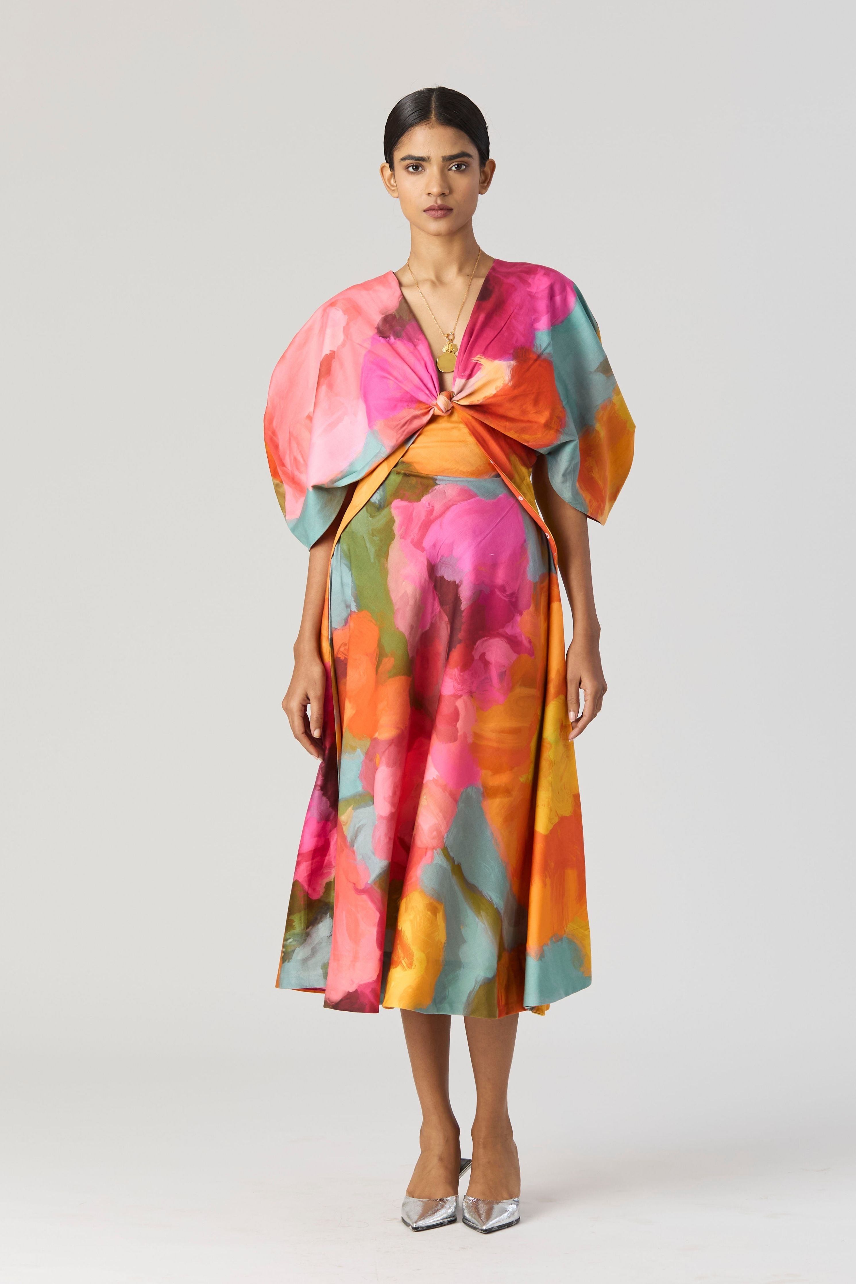 Veronica Front Knotted Dress