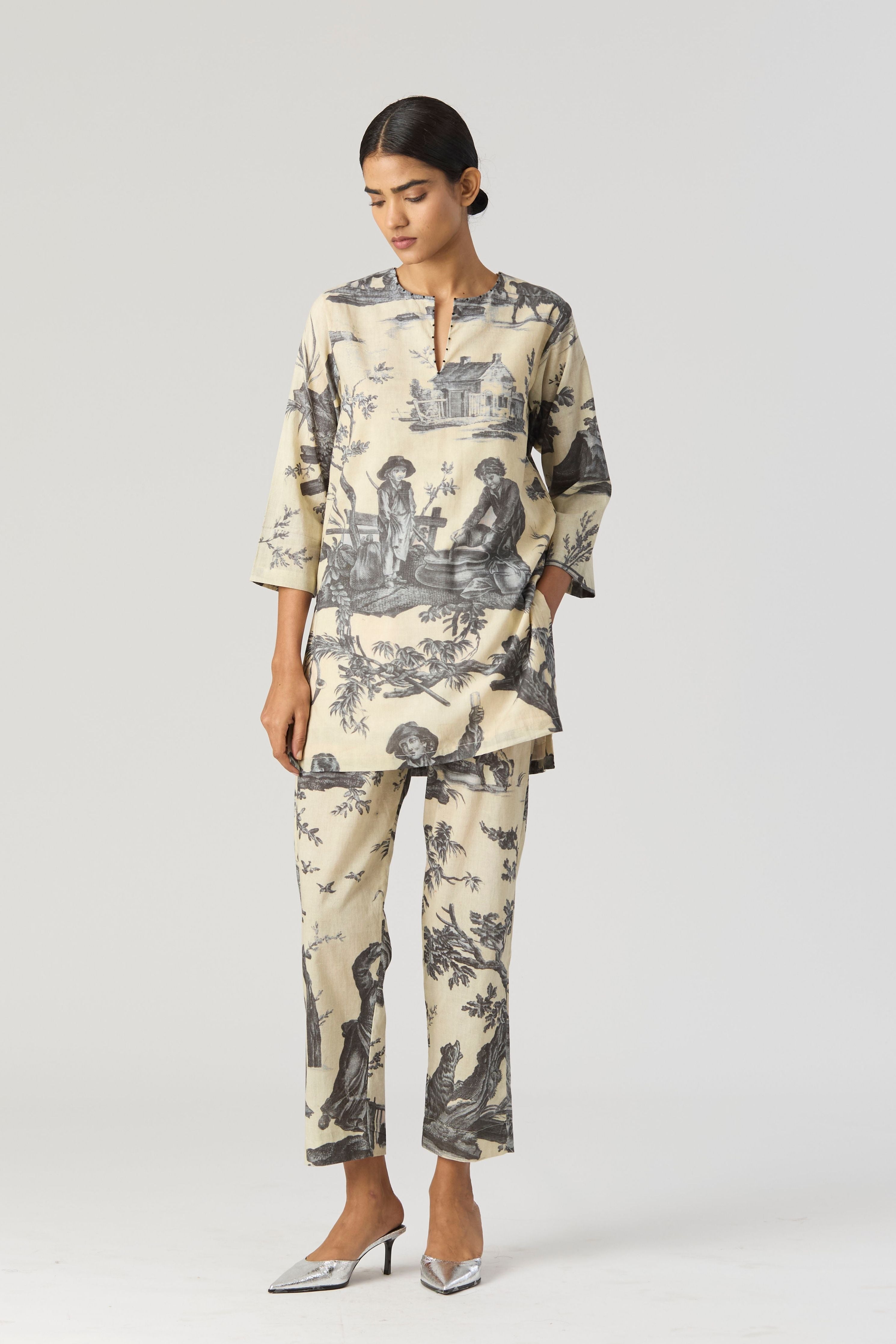 Festa Short Kurta Set