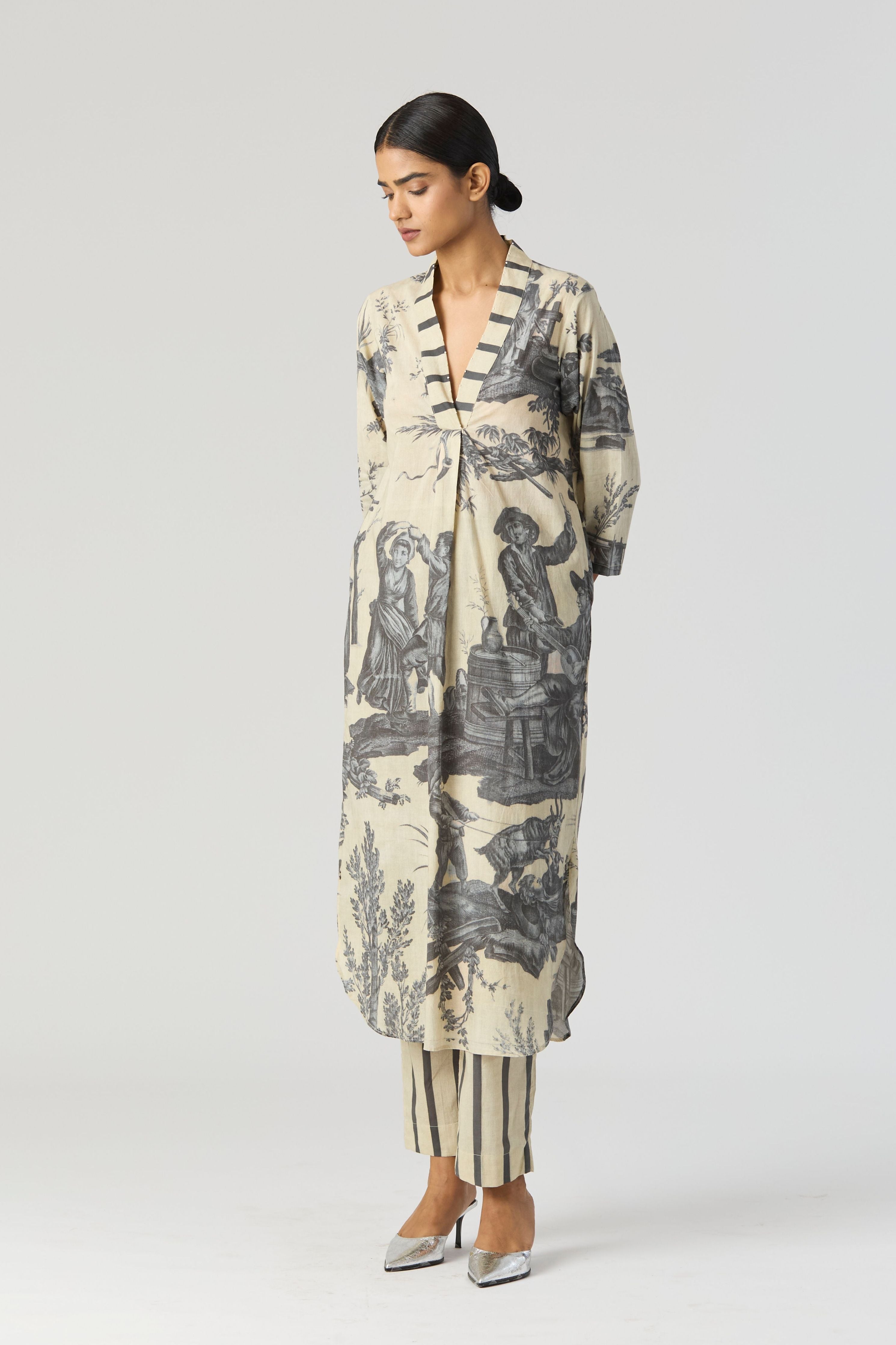 Festa Short Kurta Set