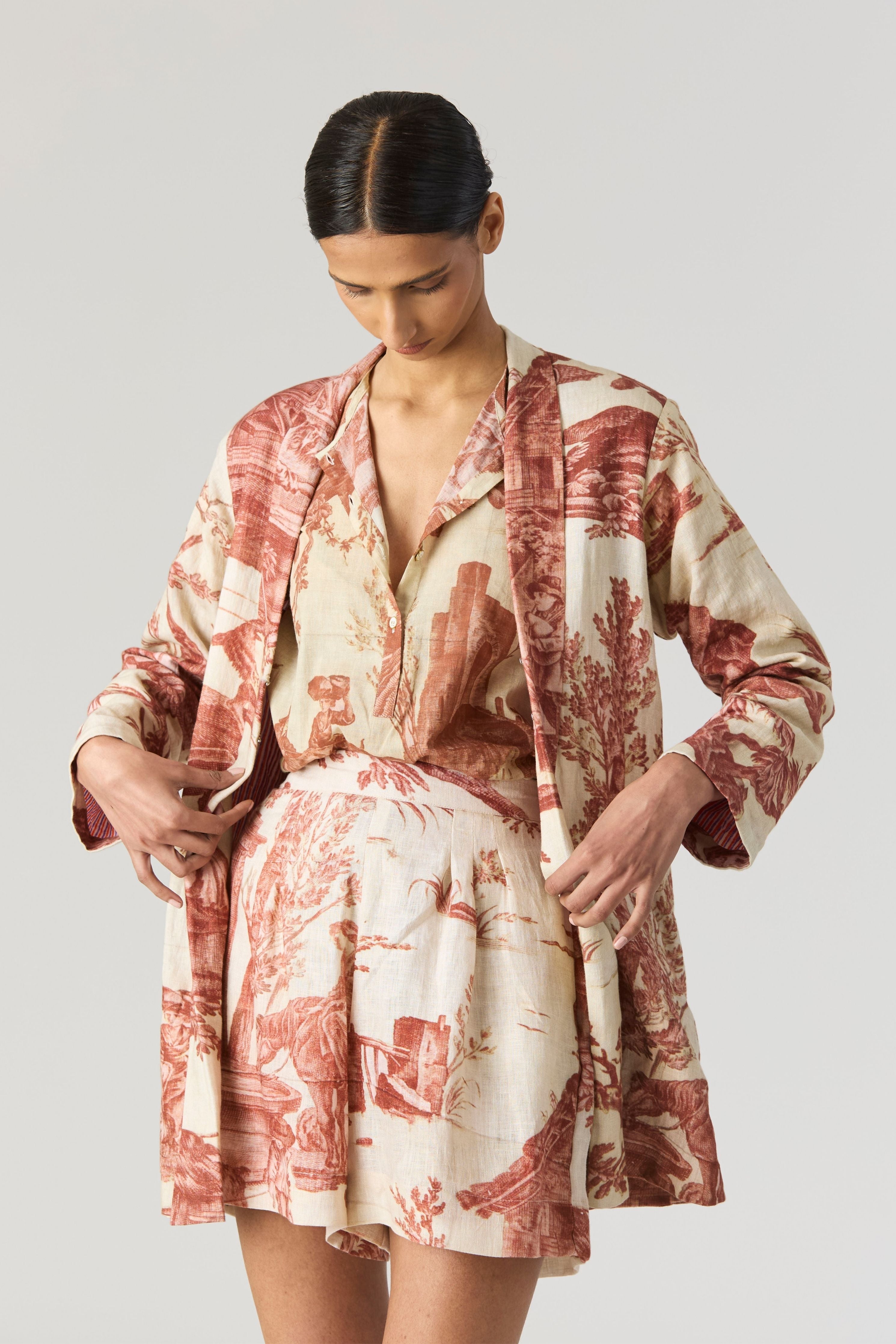 Cabridet Blazer & Shorts Set