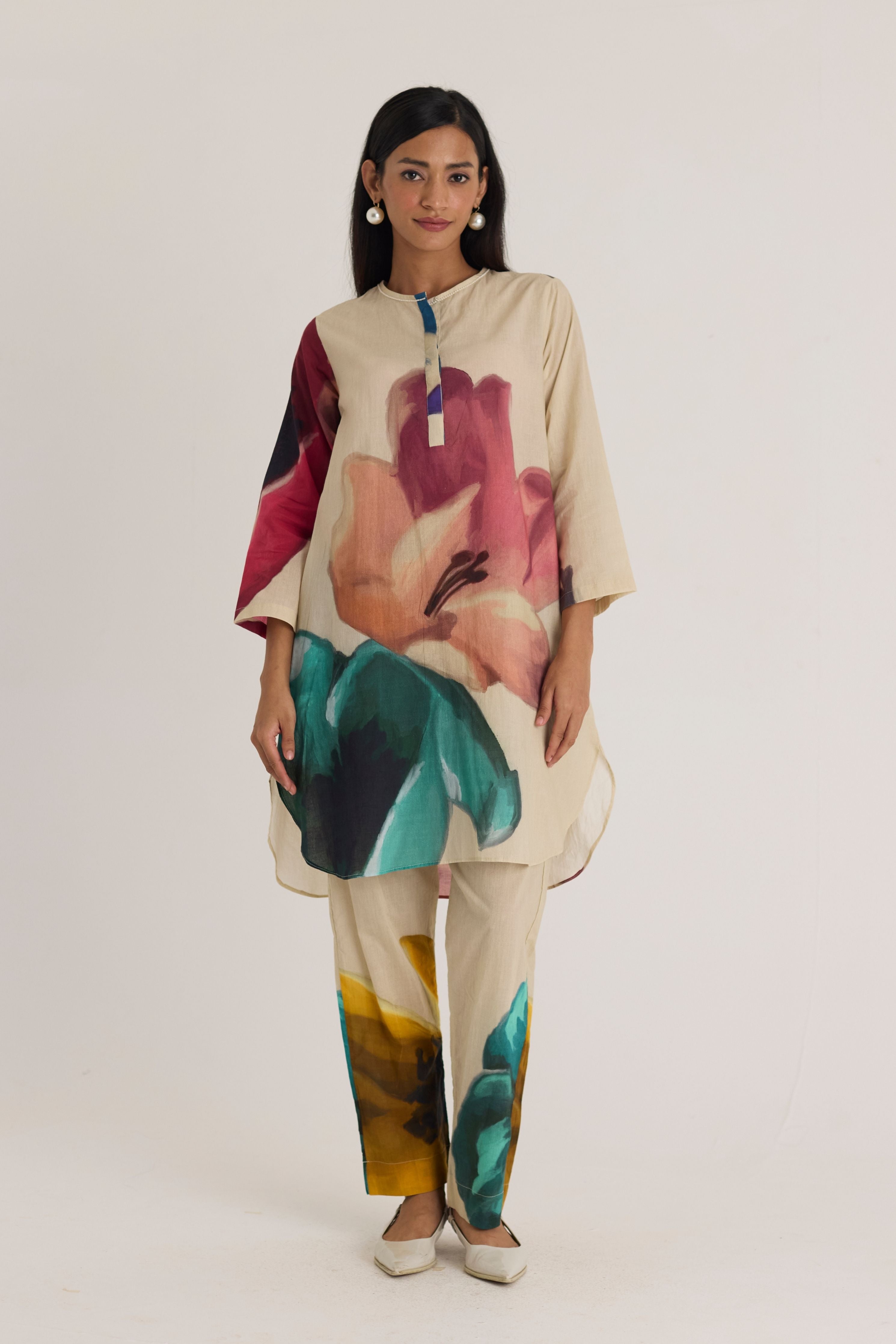 Lila Short Kurta Set
