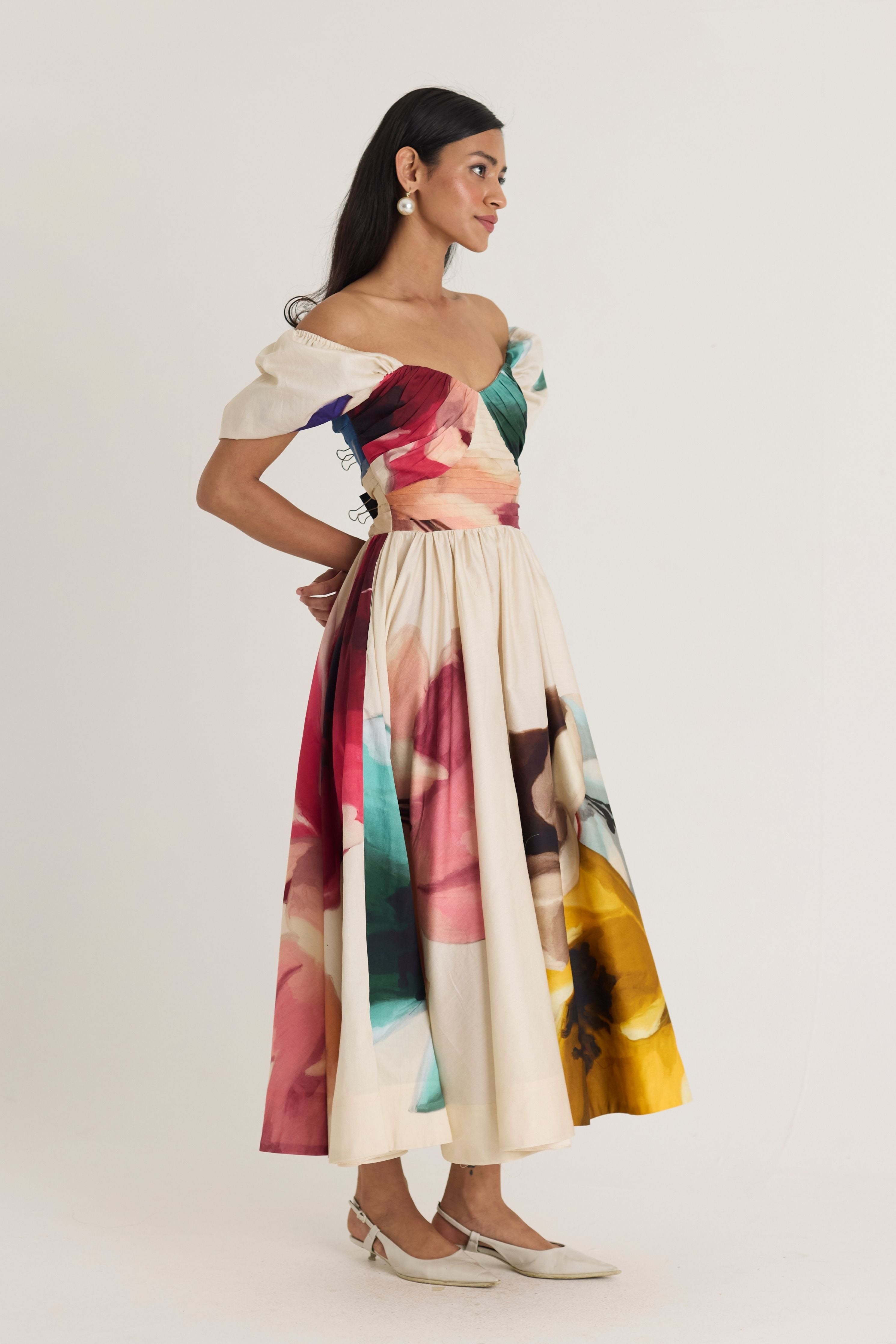 Lila Puff Sleeve Dress