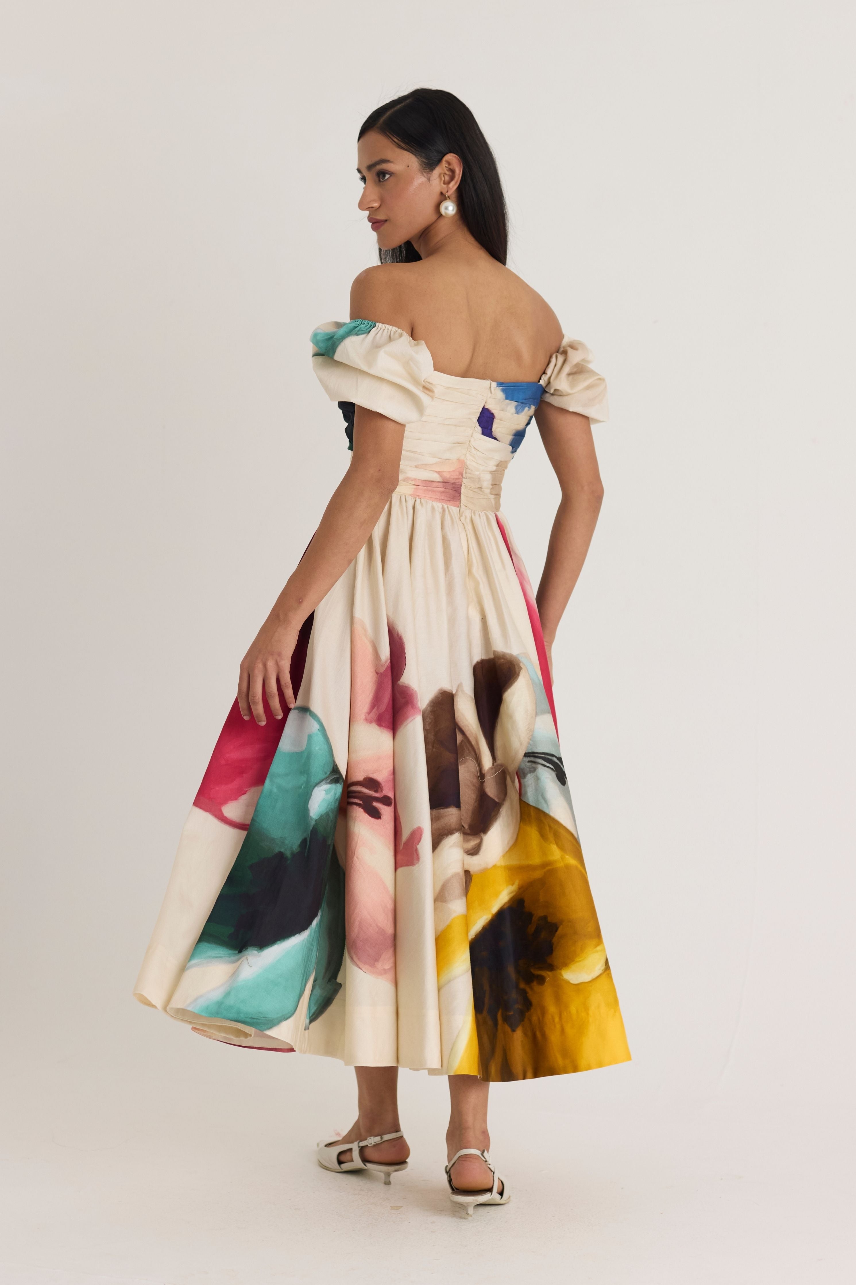 Lila Puff Sleeve Dress