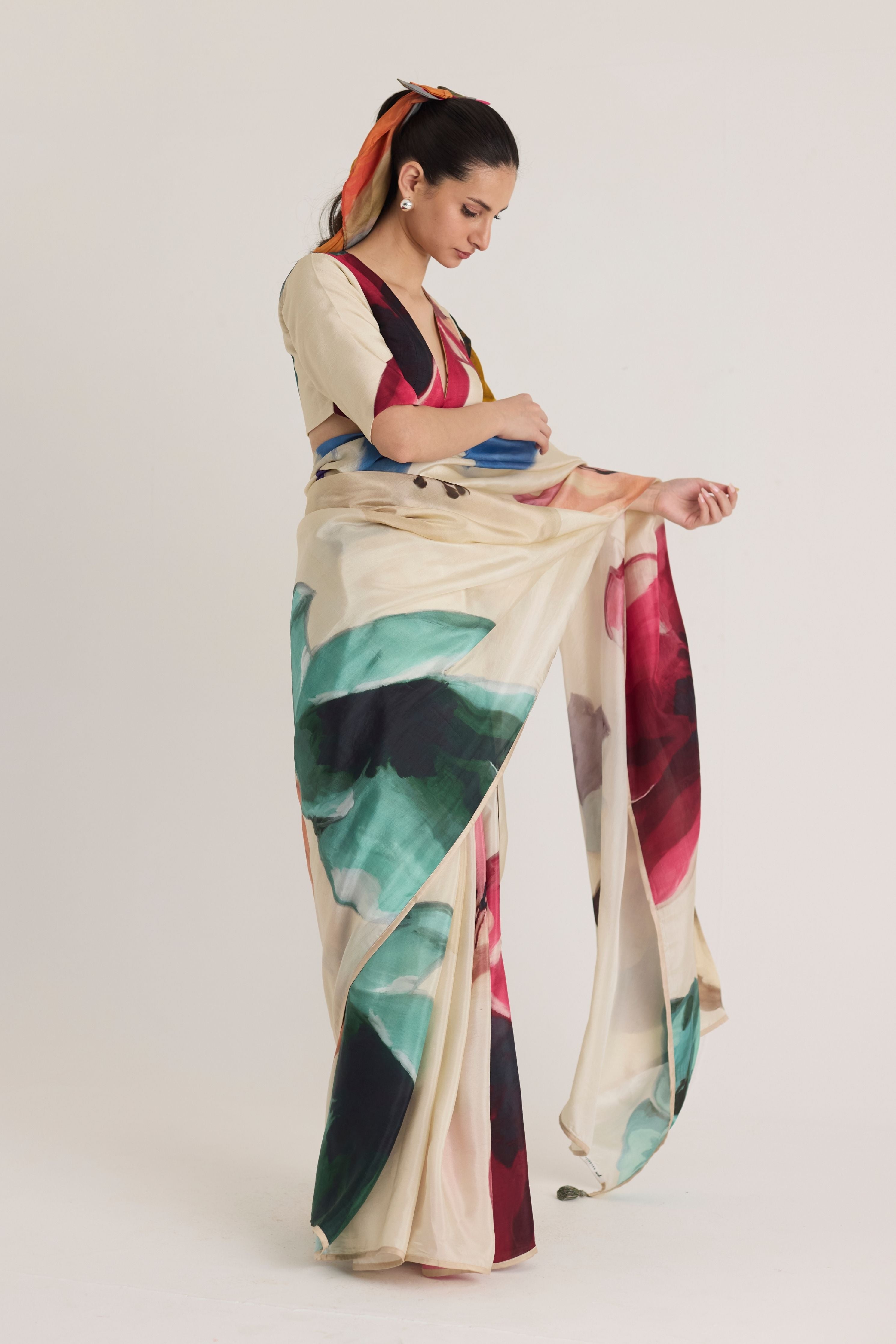 Lila Saree