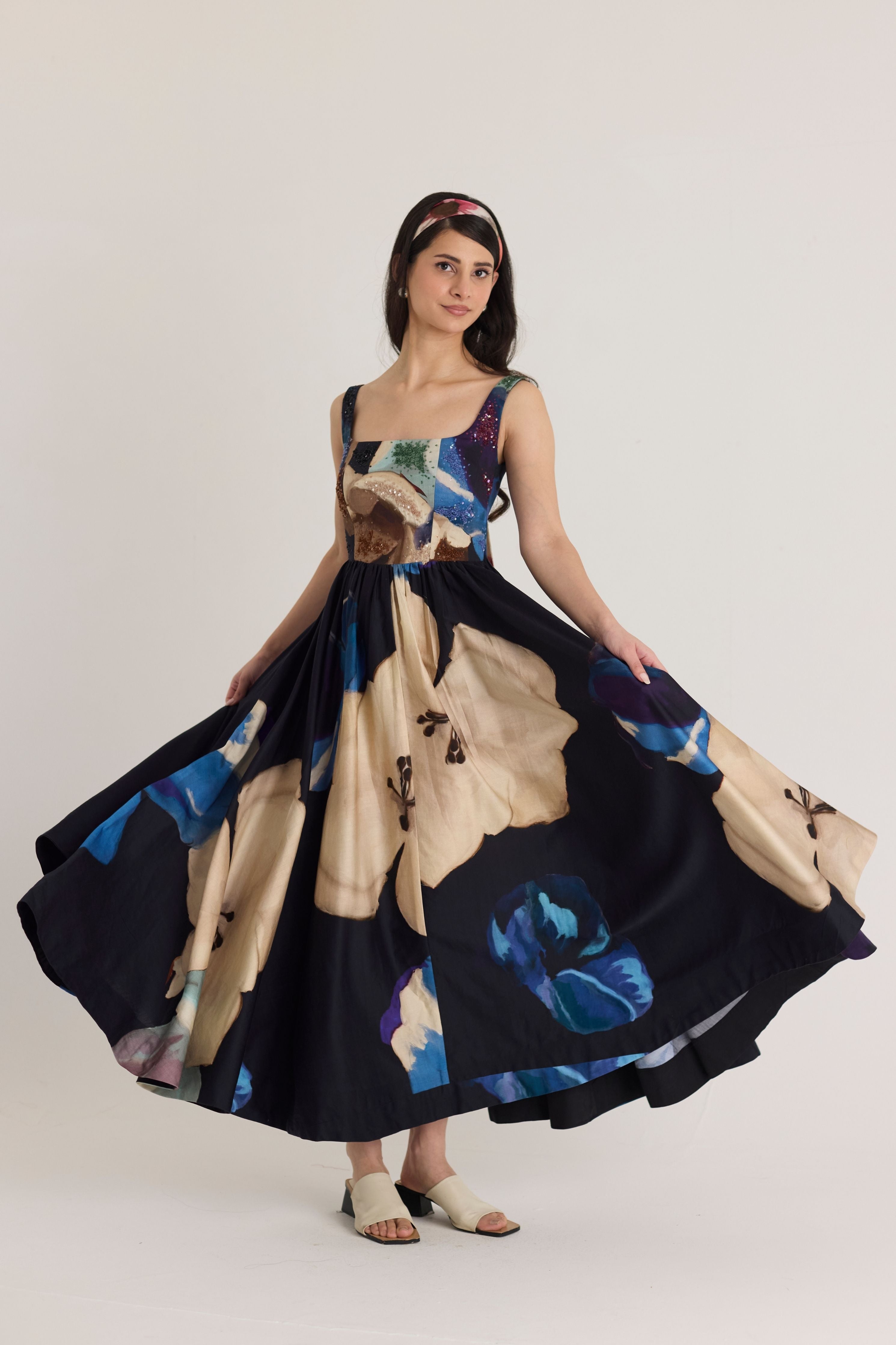 Rocco  Embroidered Dress