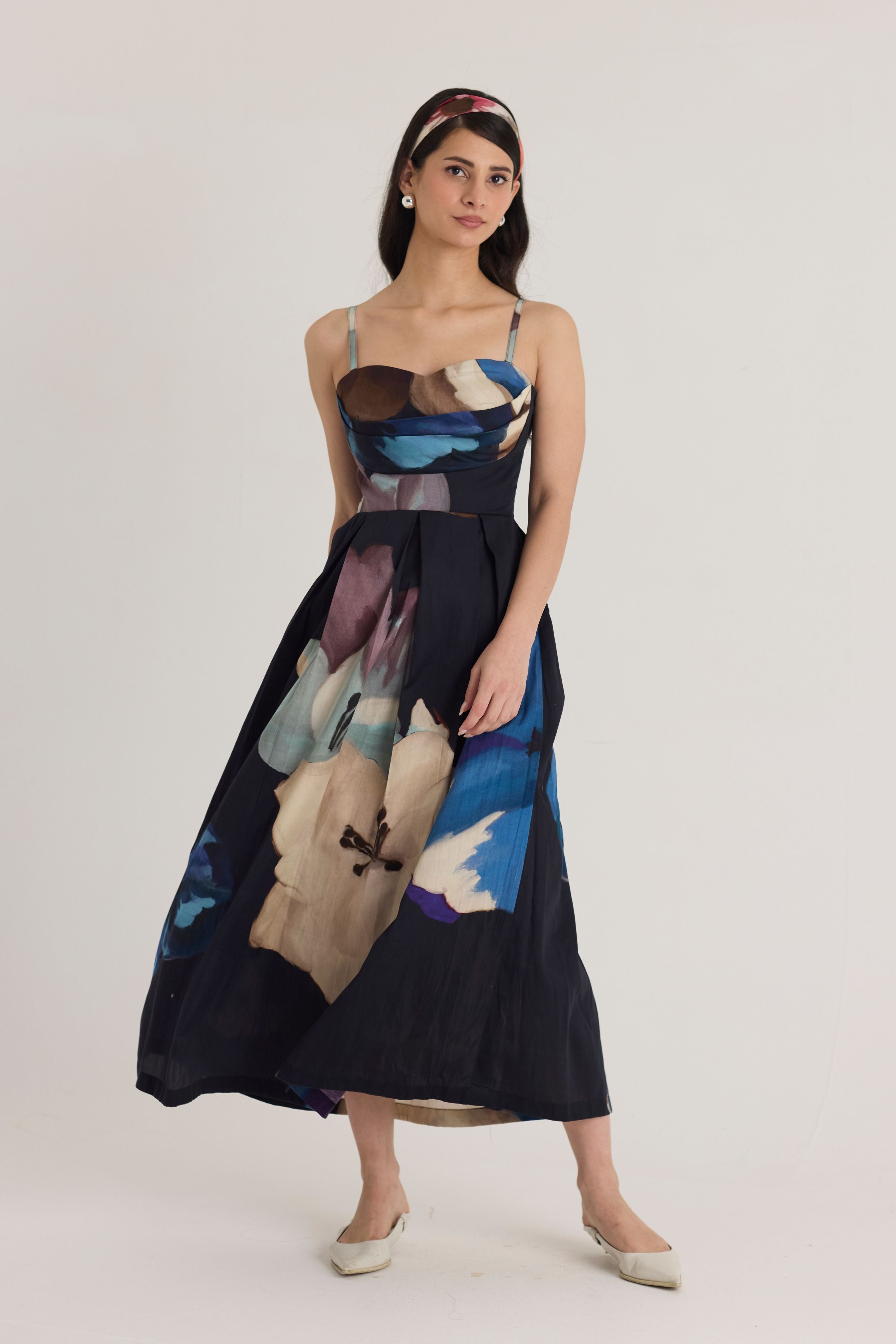 Rocco  Cowl Bralette Dress