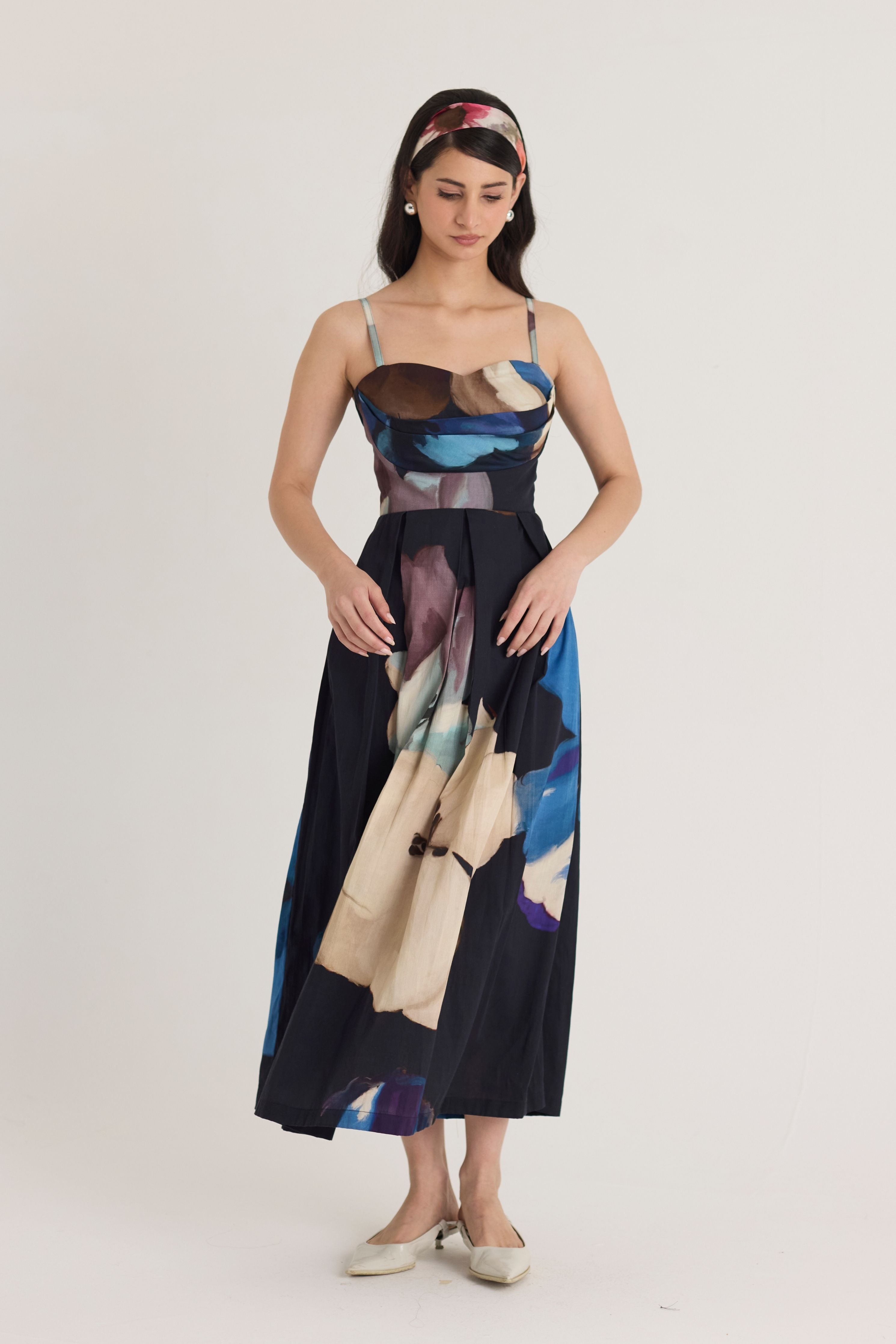 Rocco  Cowl Bralette Dress