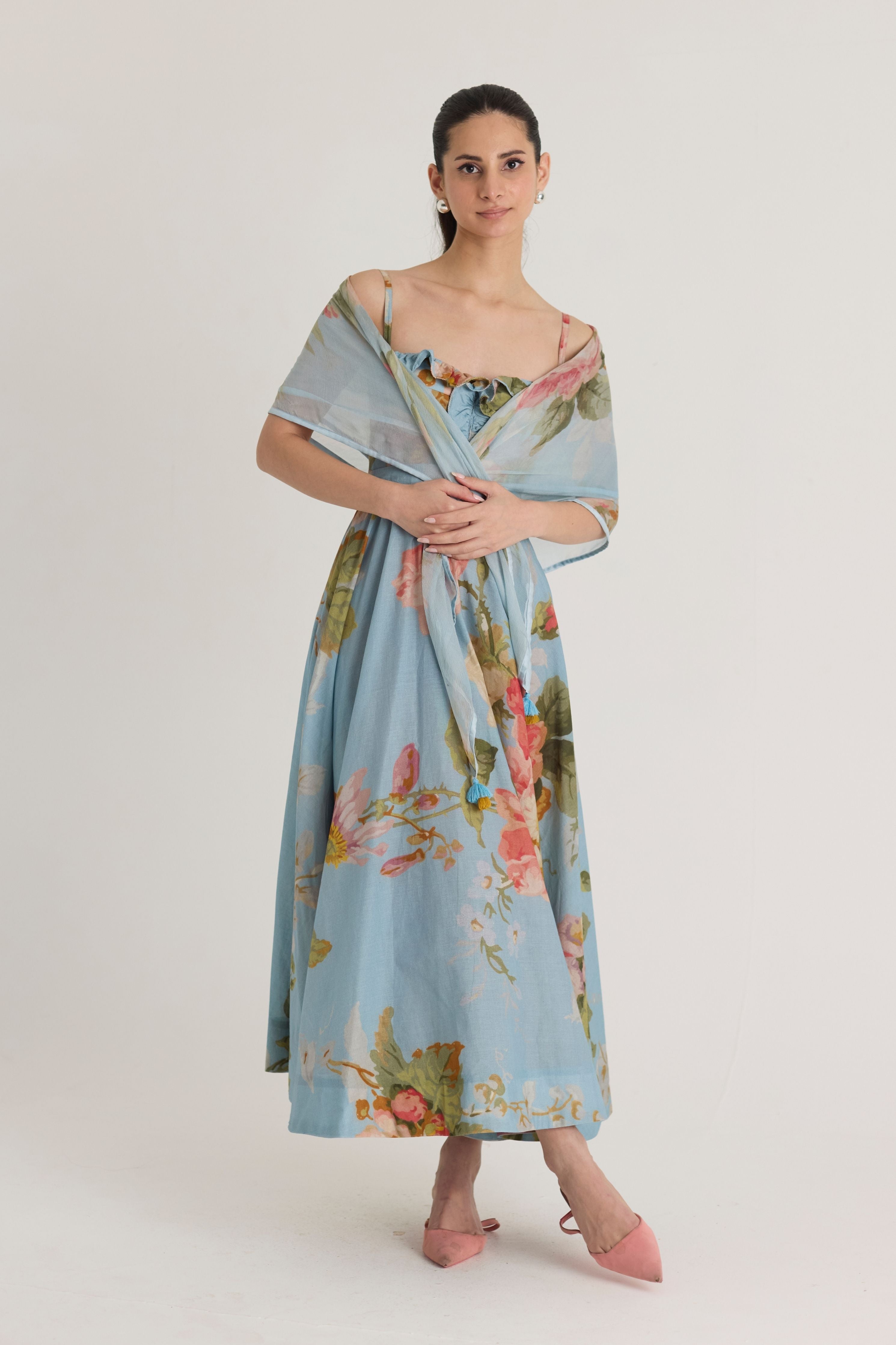 Taffy Cotton Frills Dress