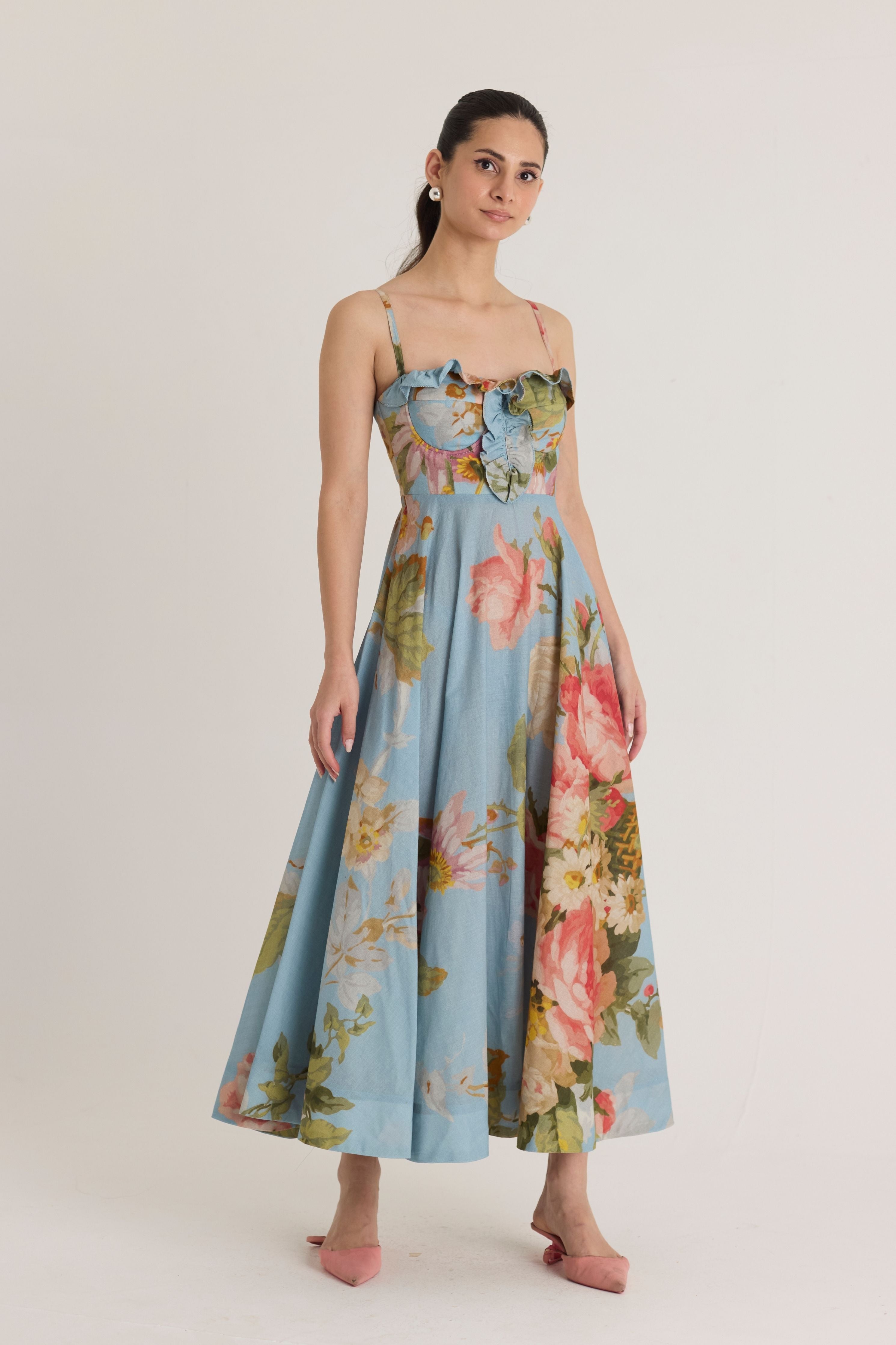 Taffy Cotton Frills Dress