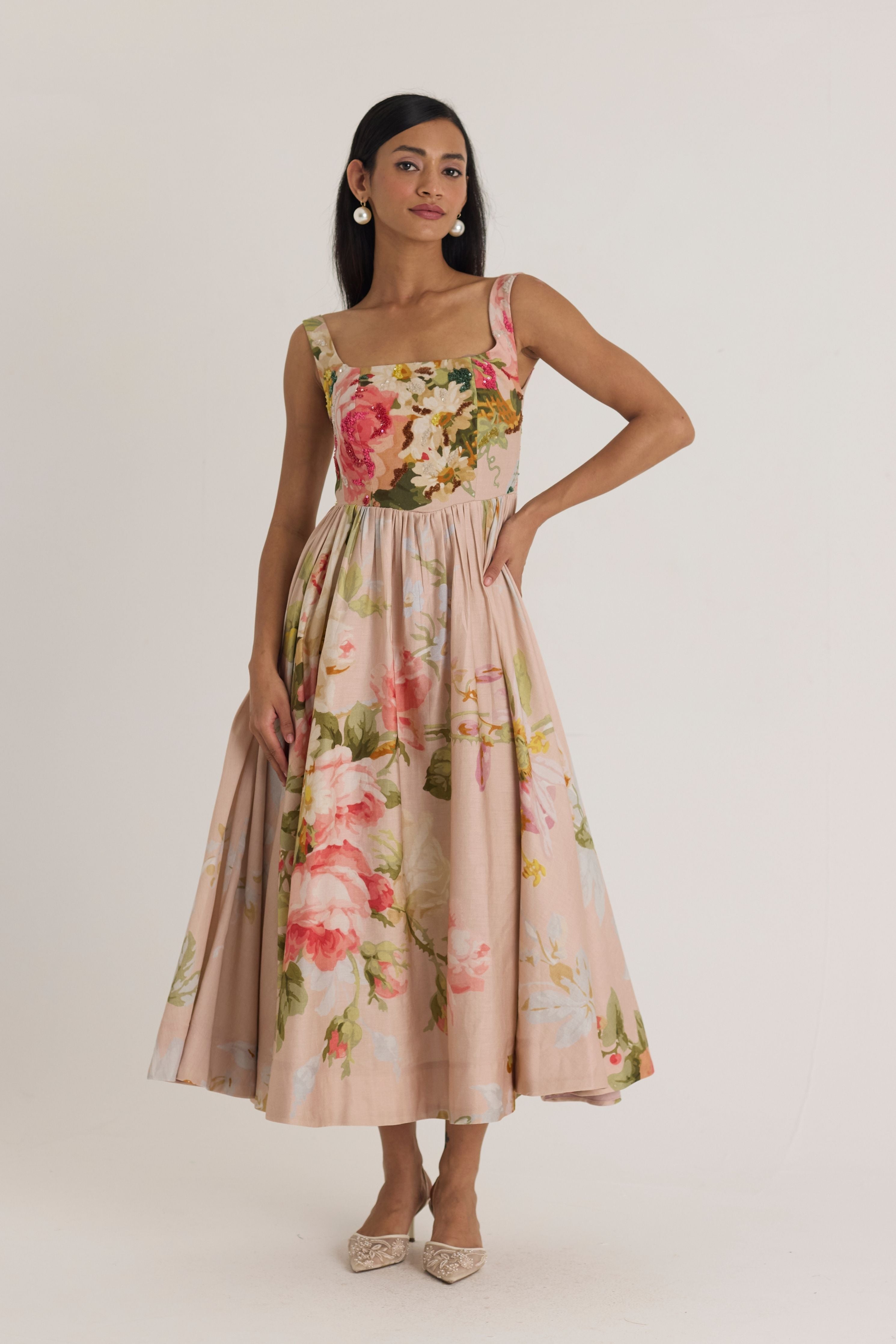 Hazel Embroidered Dress