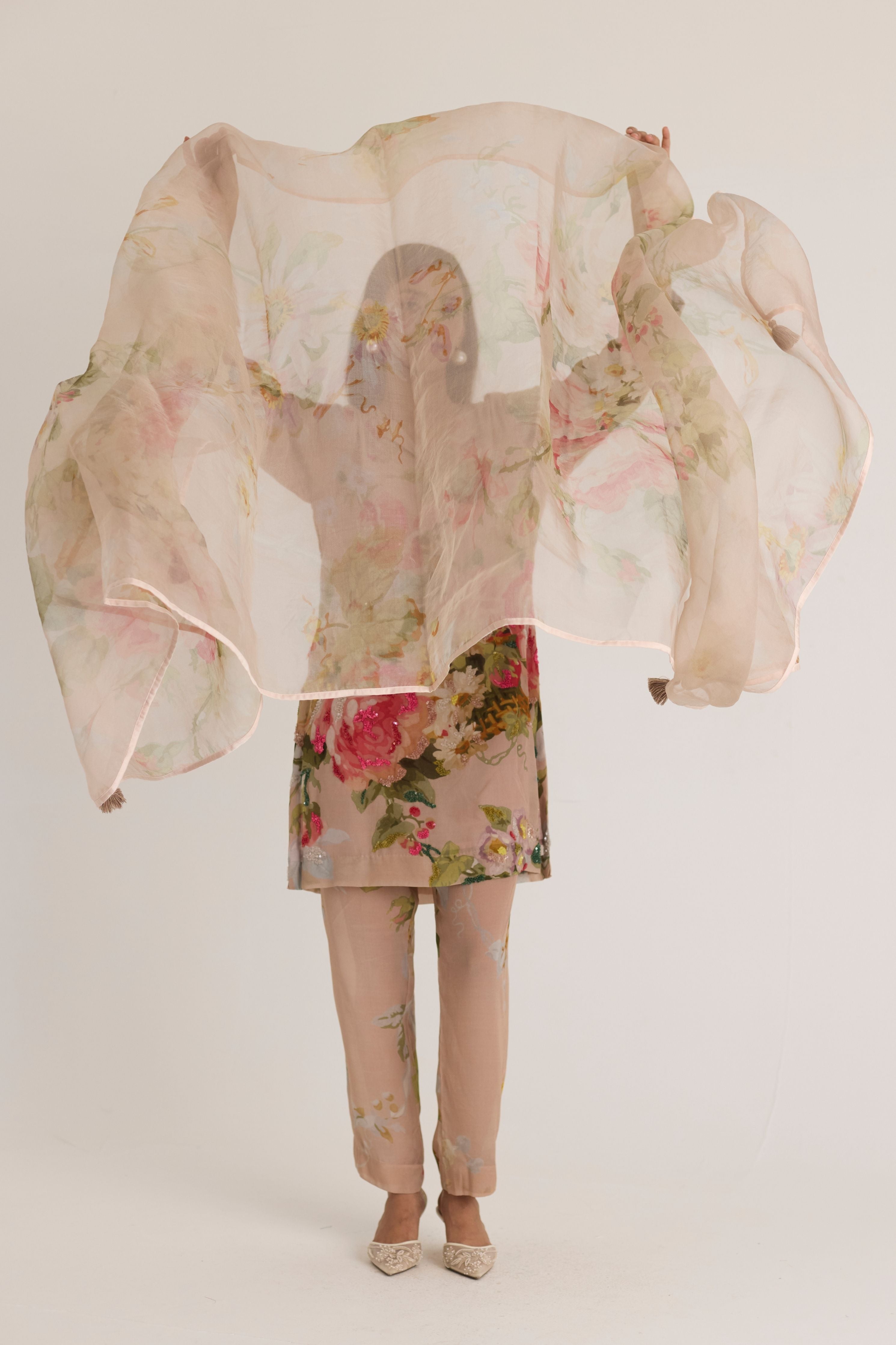 Hazel Organza Dupatta