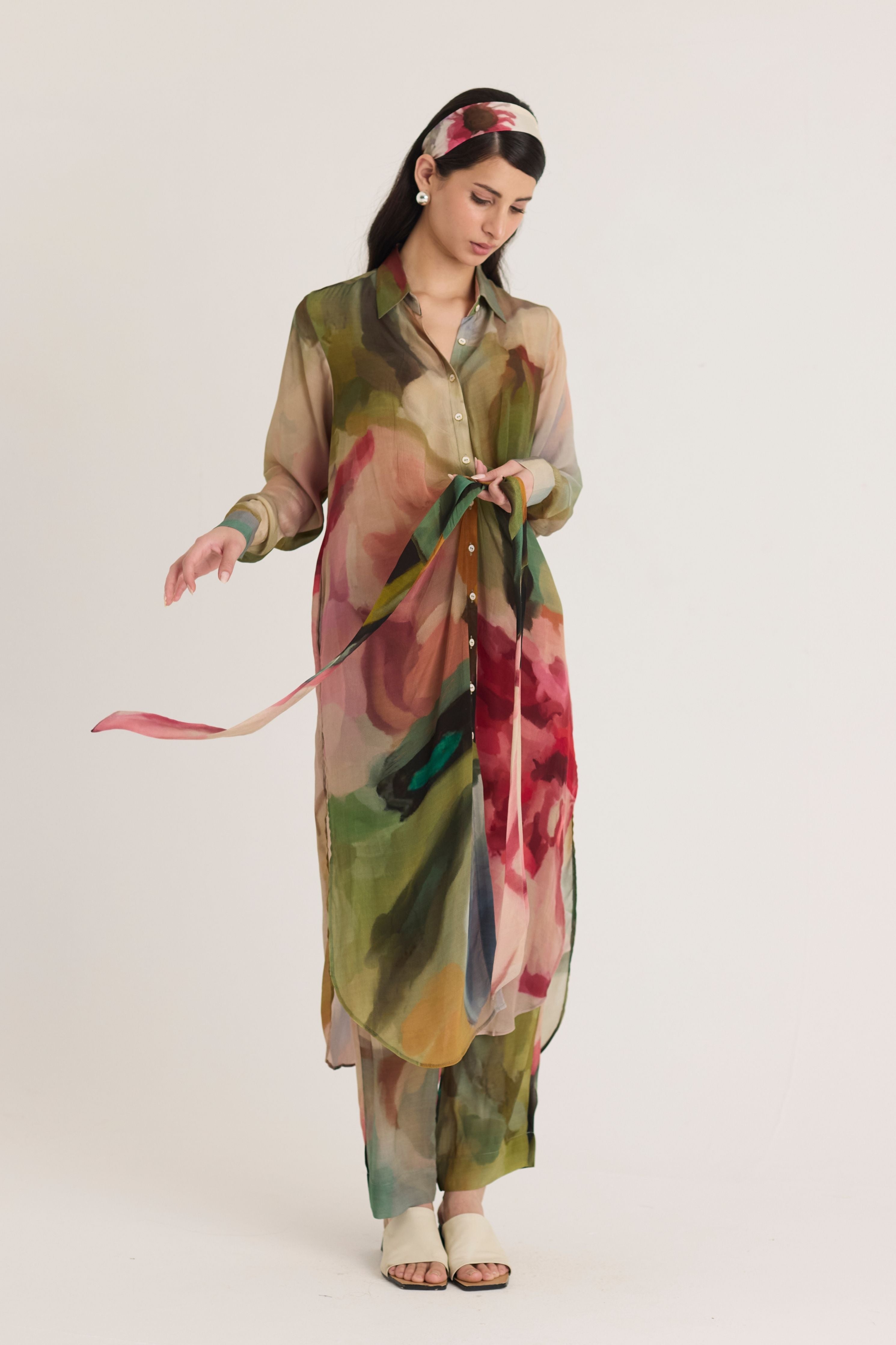 Tilly Wrap Kurta Set