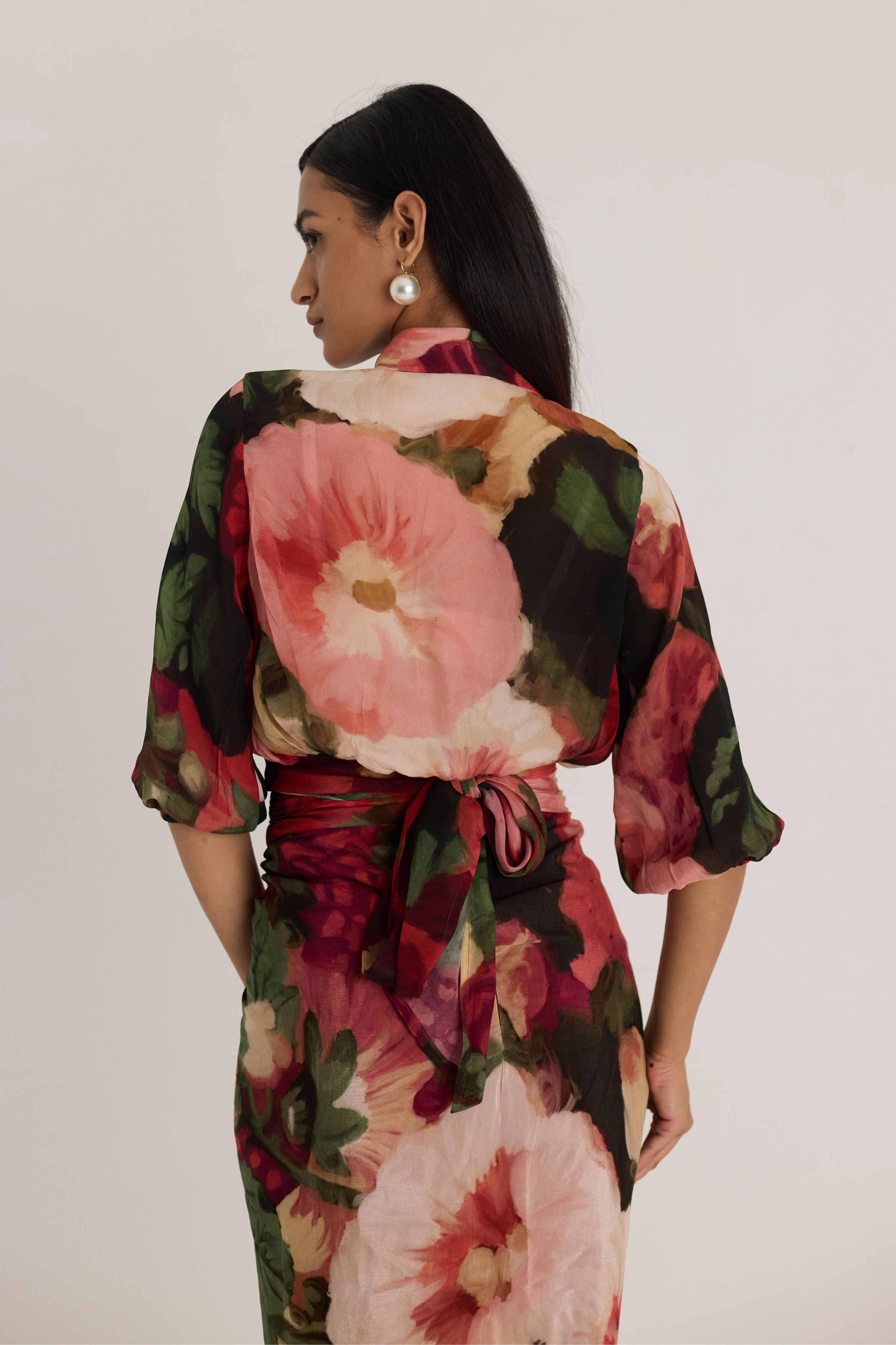 Scarlett  Tie -Up Top & Skirt Set
