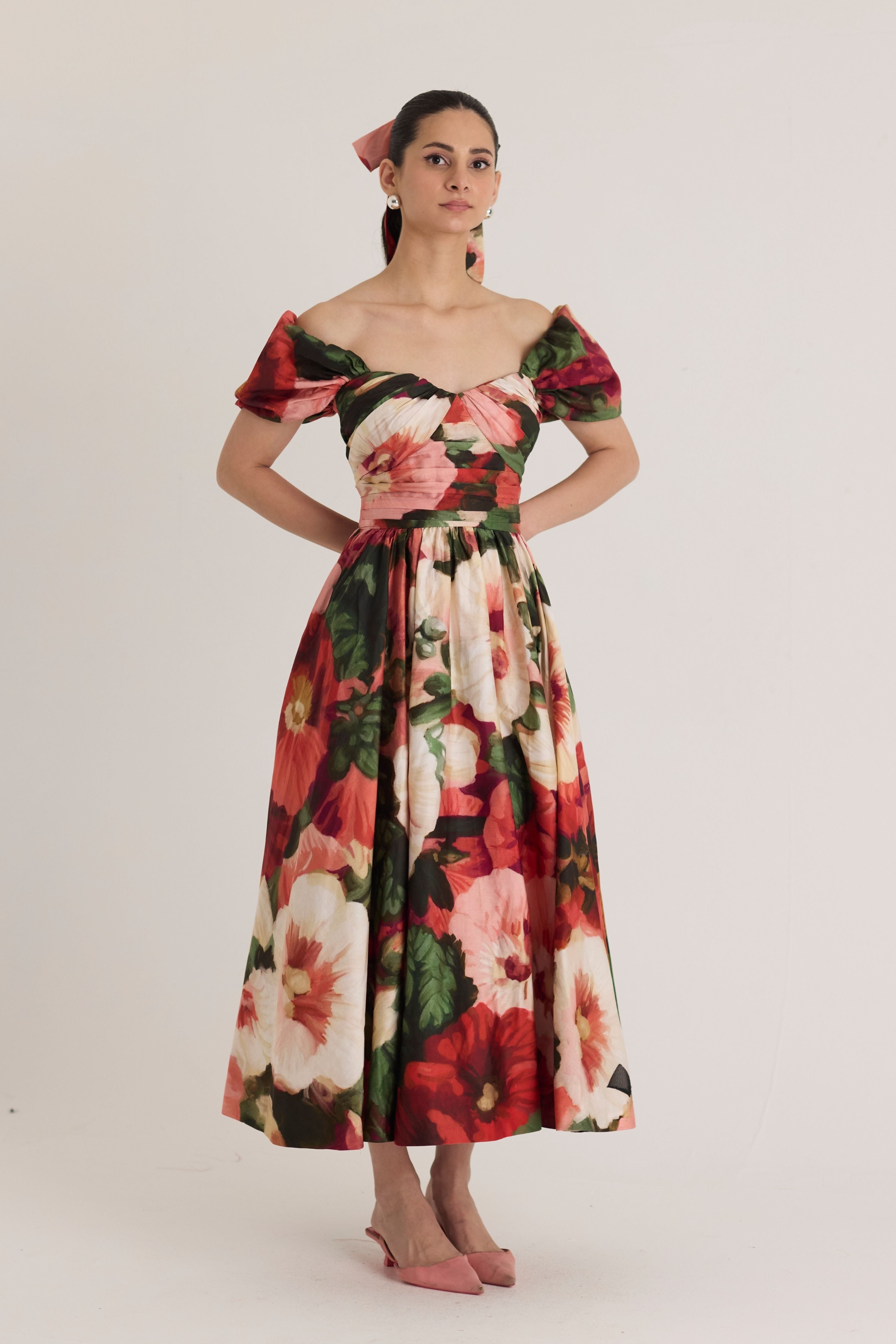 Scarlett  Puff Sleeve Dress