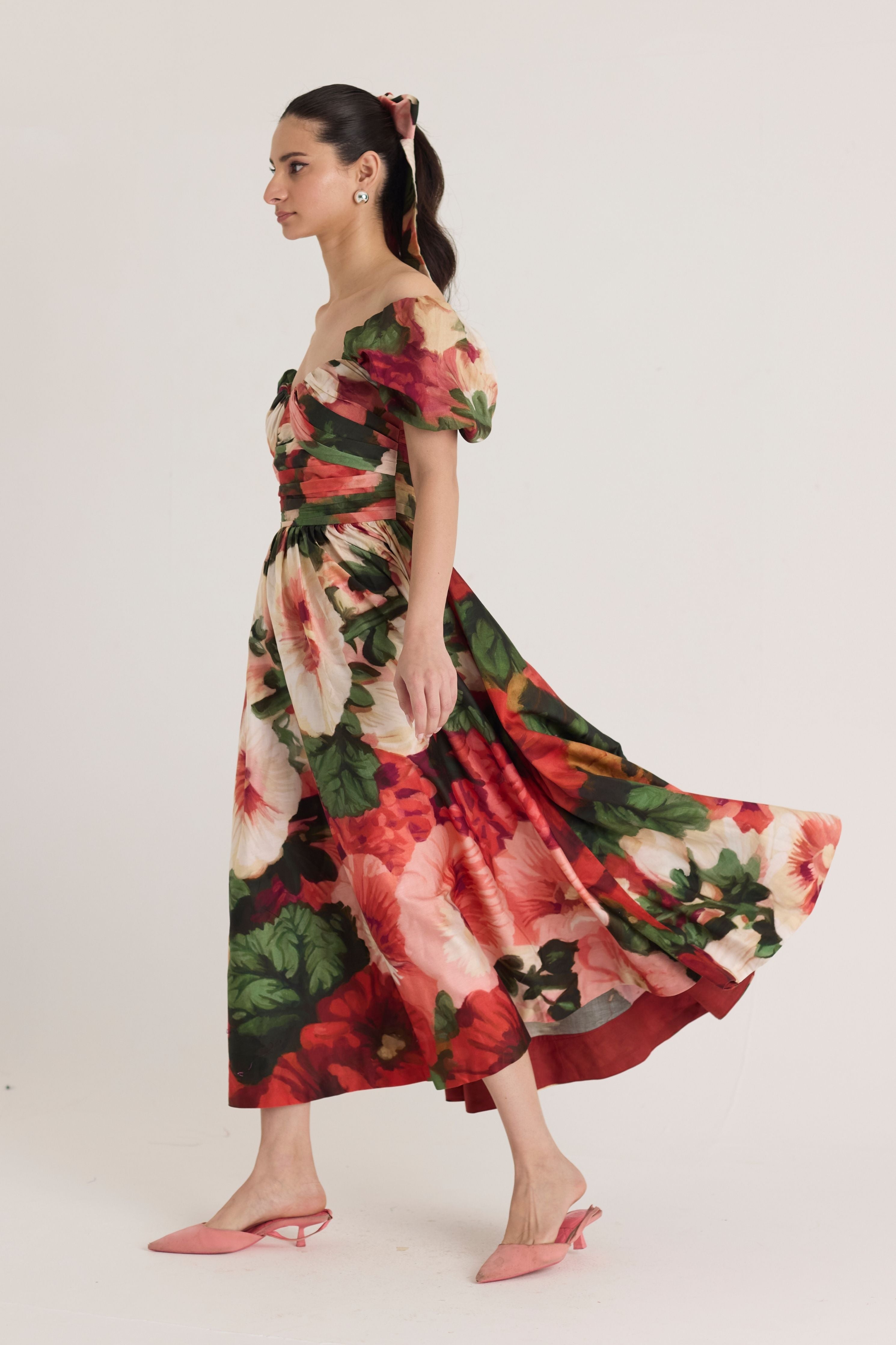 Scarlett  Puff Sleeve Dress