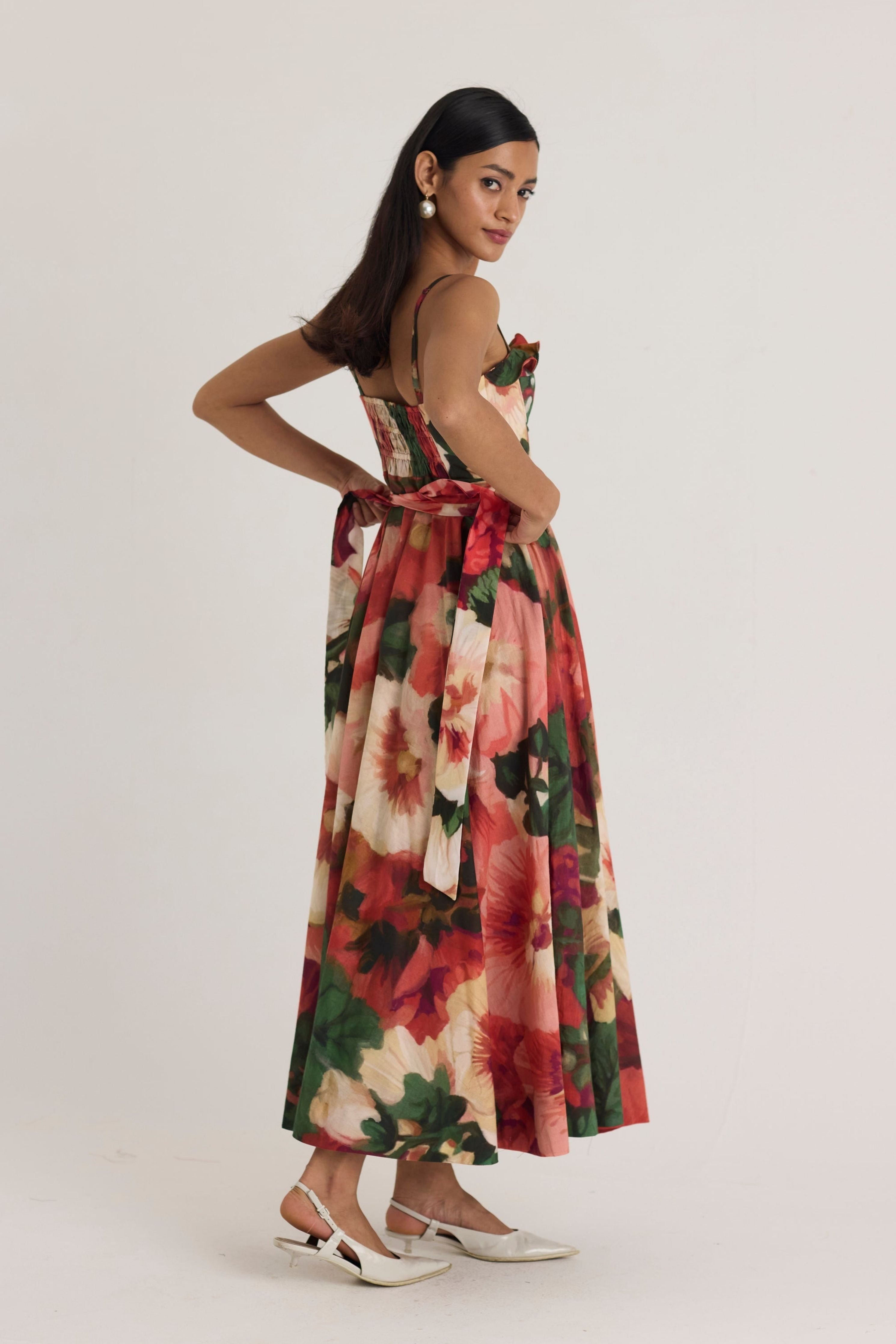 Scarlett  Cotton Frill Dress