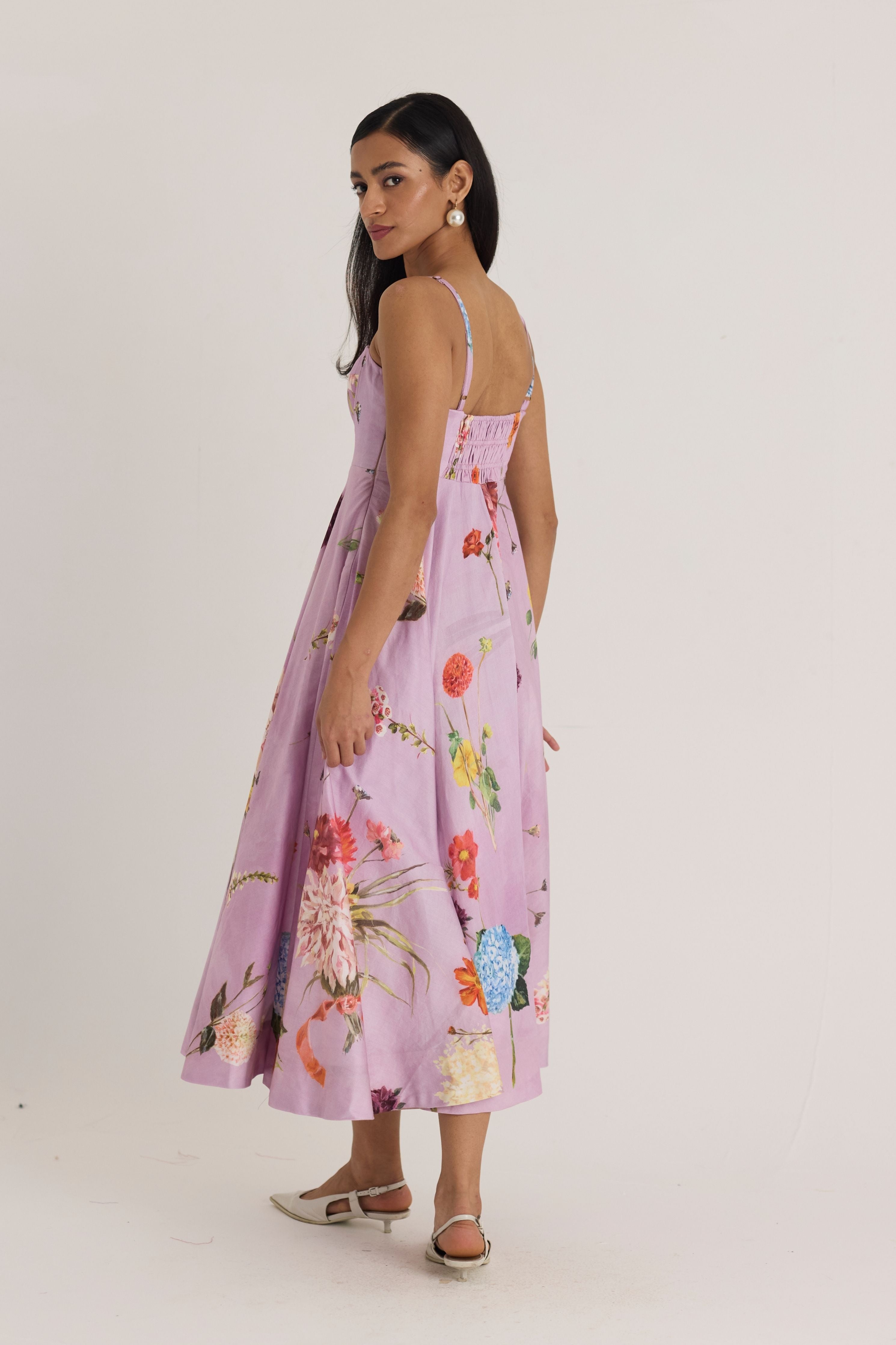 Giggle Berry Flared Bralette Dress