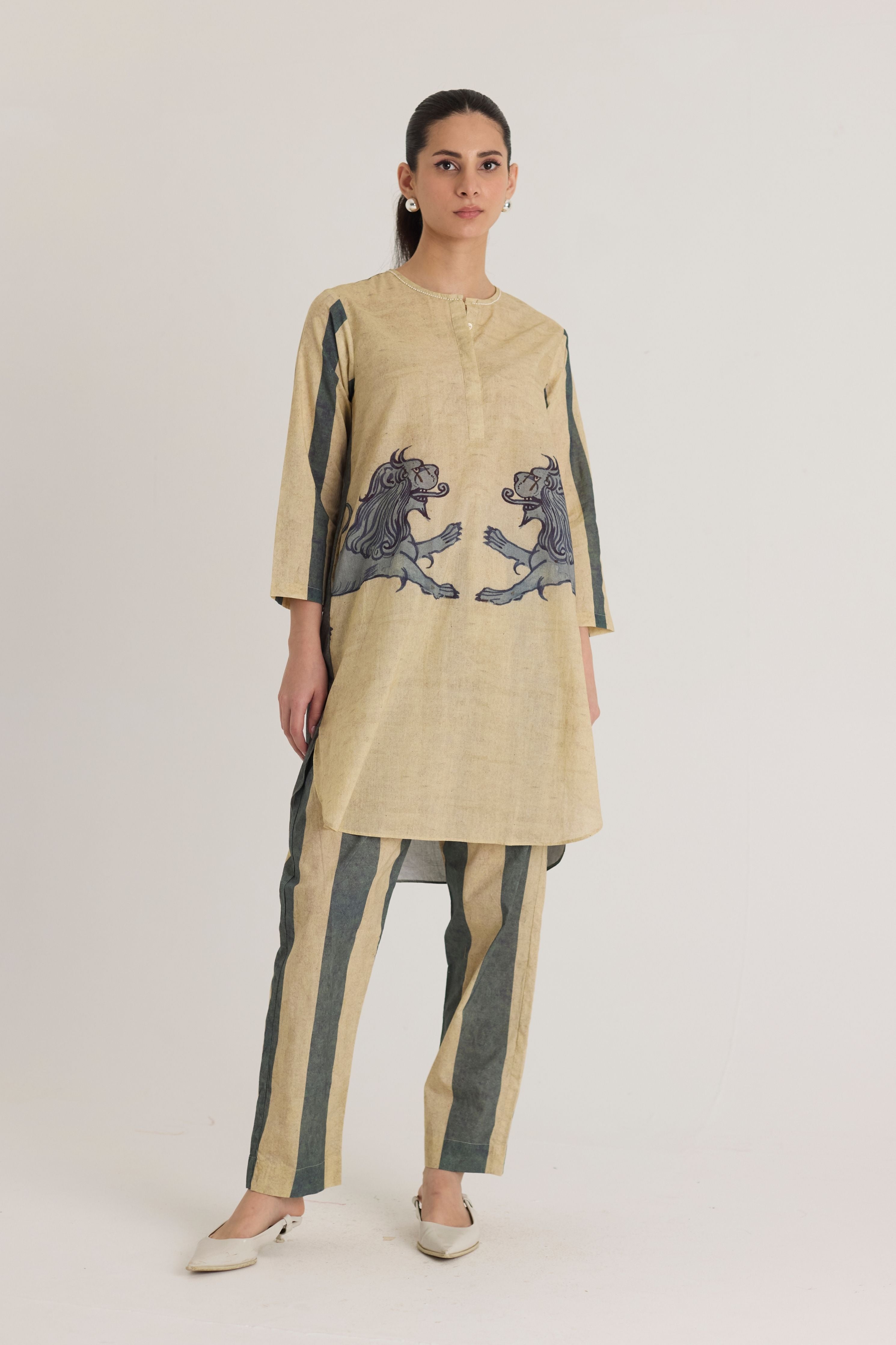 Paws Short Kurta Set