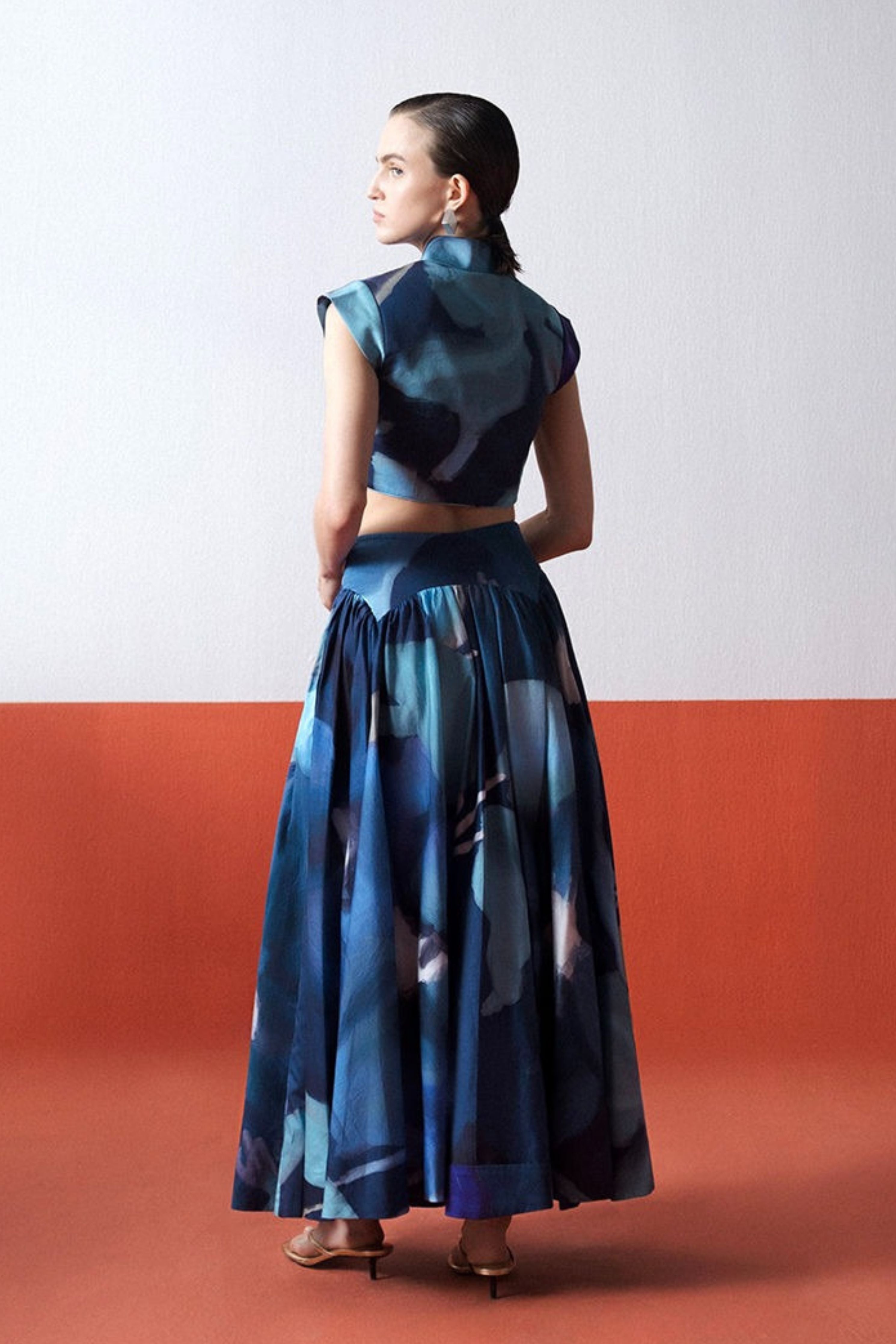 Blue Lagoon Skirt Set