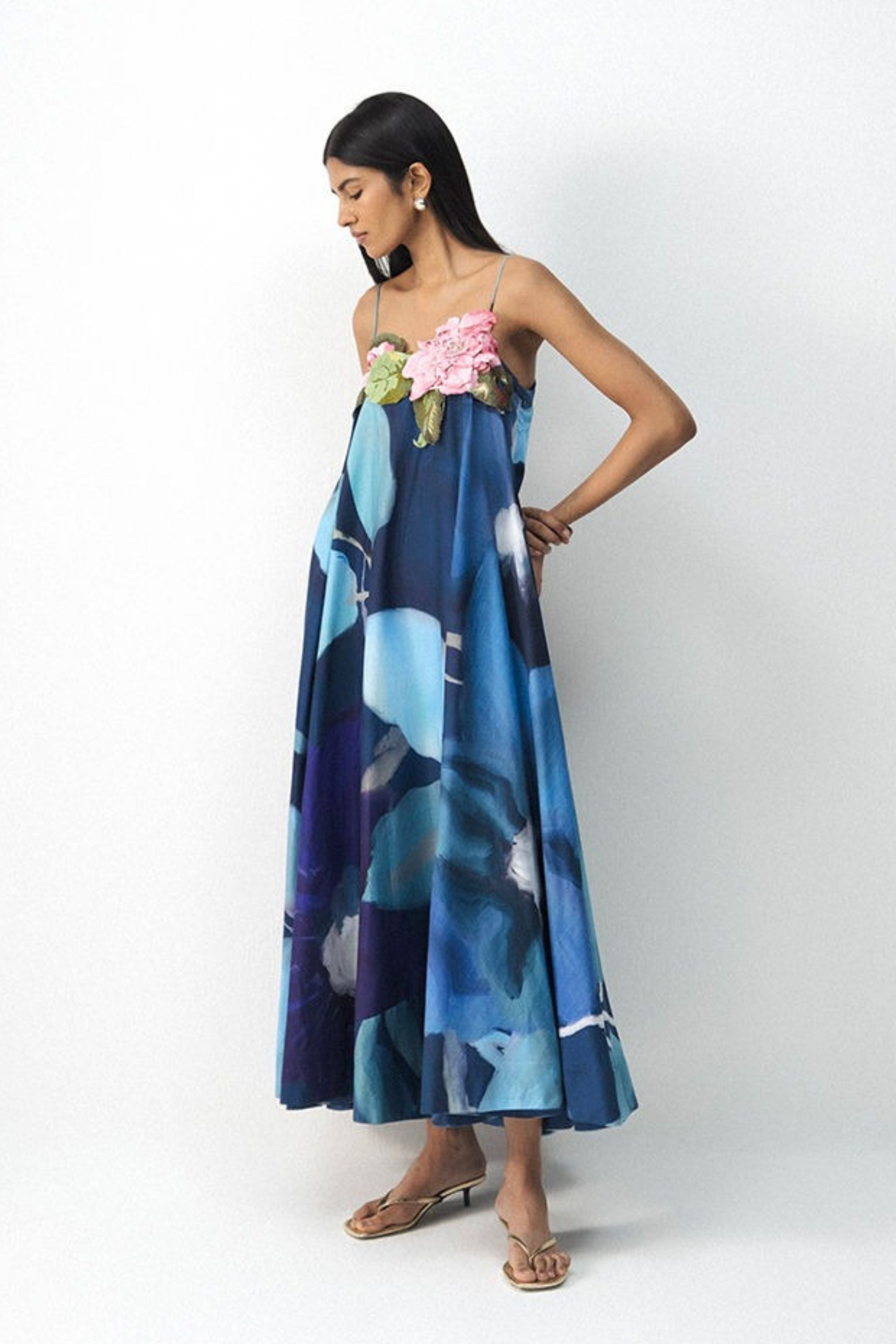 Blue Lagoon Patchwork Dress