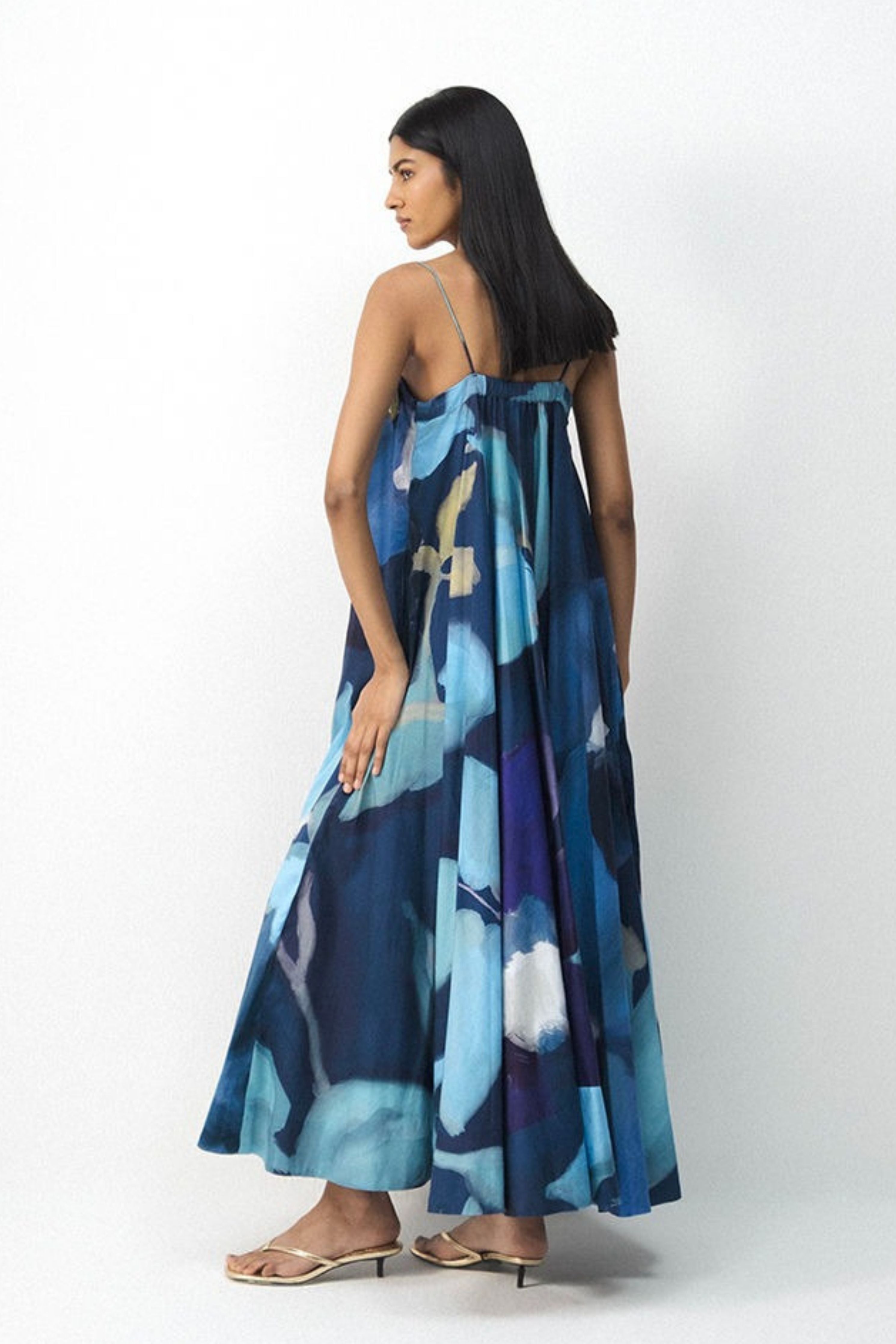 Blue Lagoon Patchwork Dress