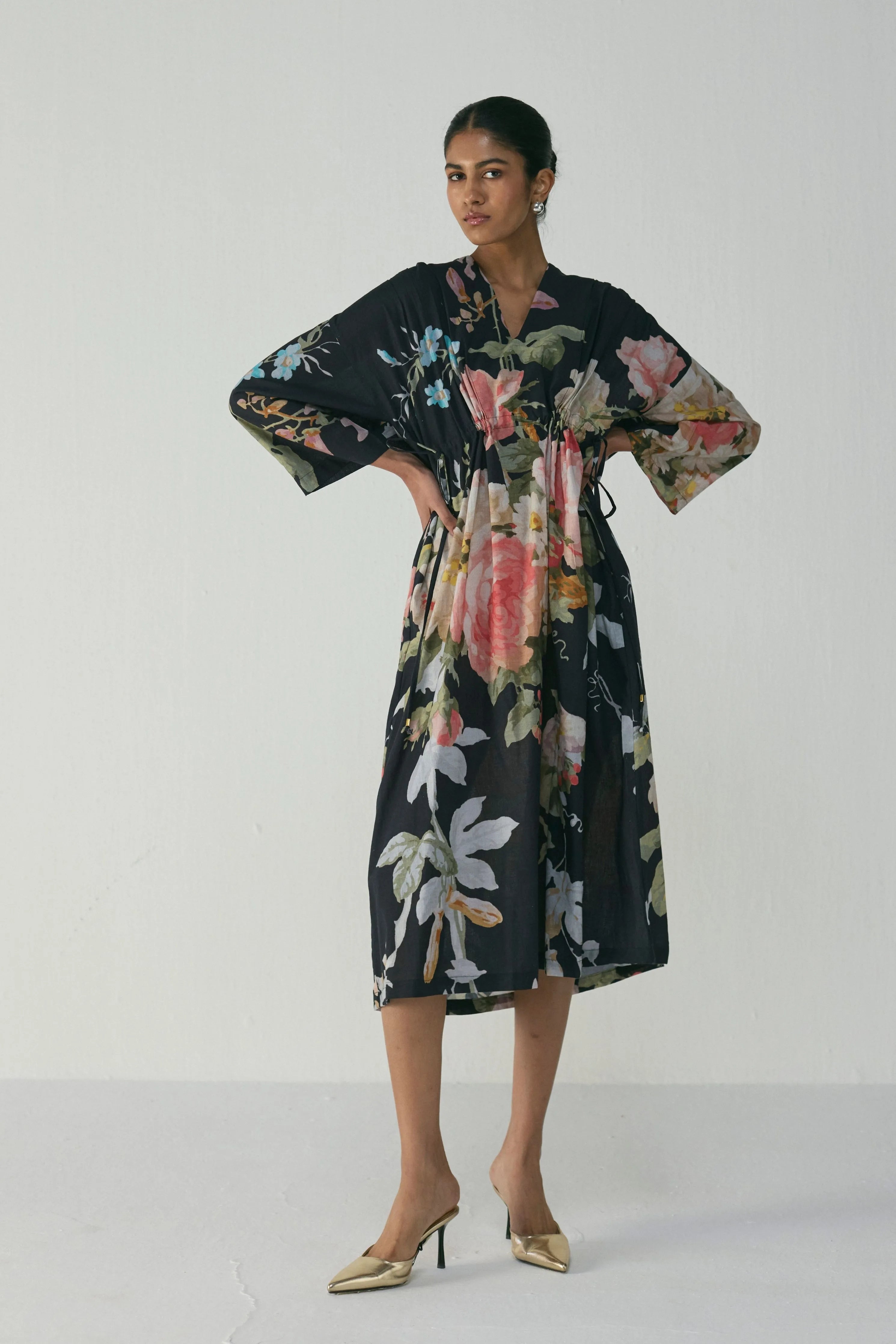 Carmine Kaftan Dress