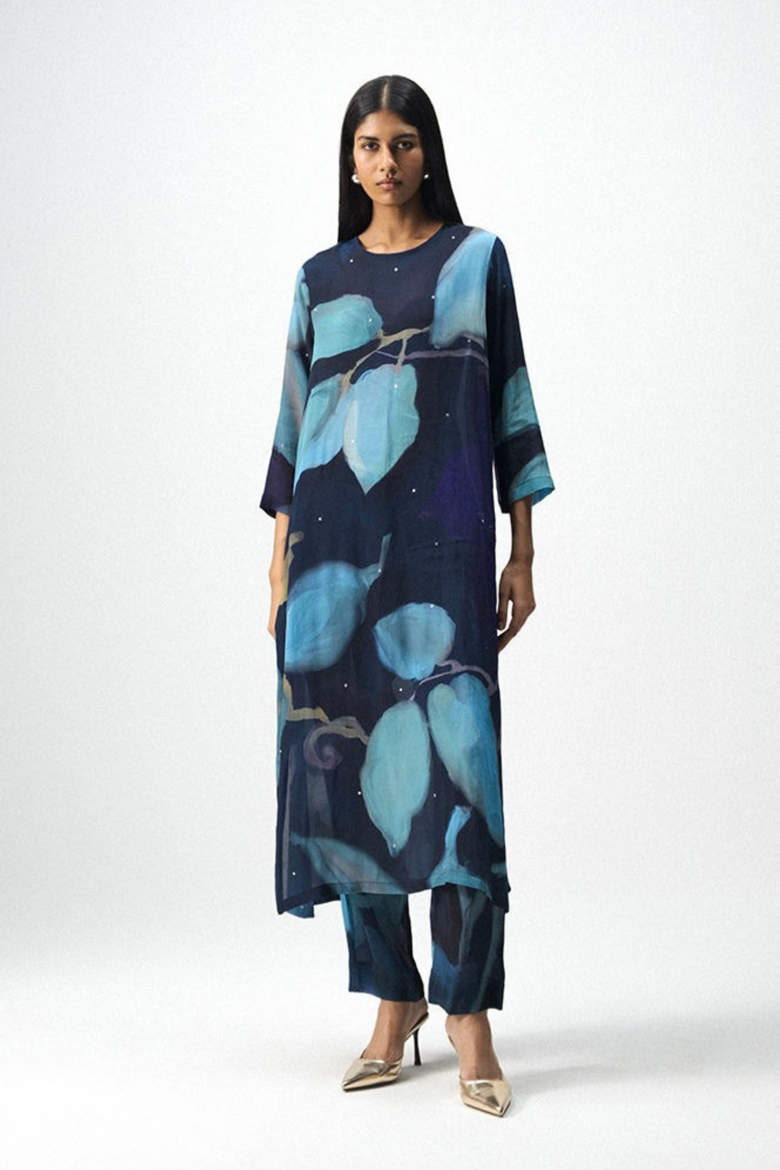 Blue Lagoon Organza Dupatta