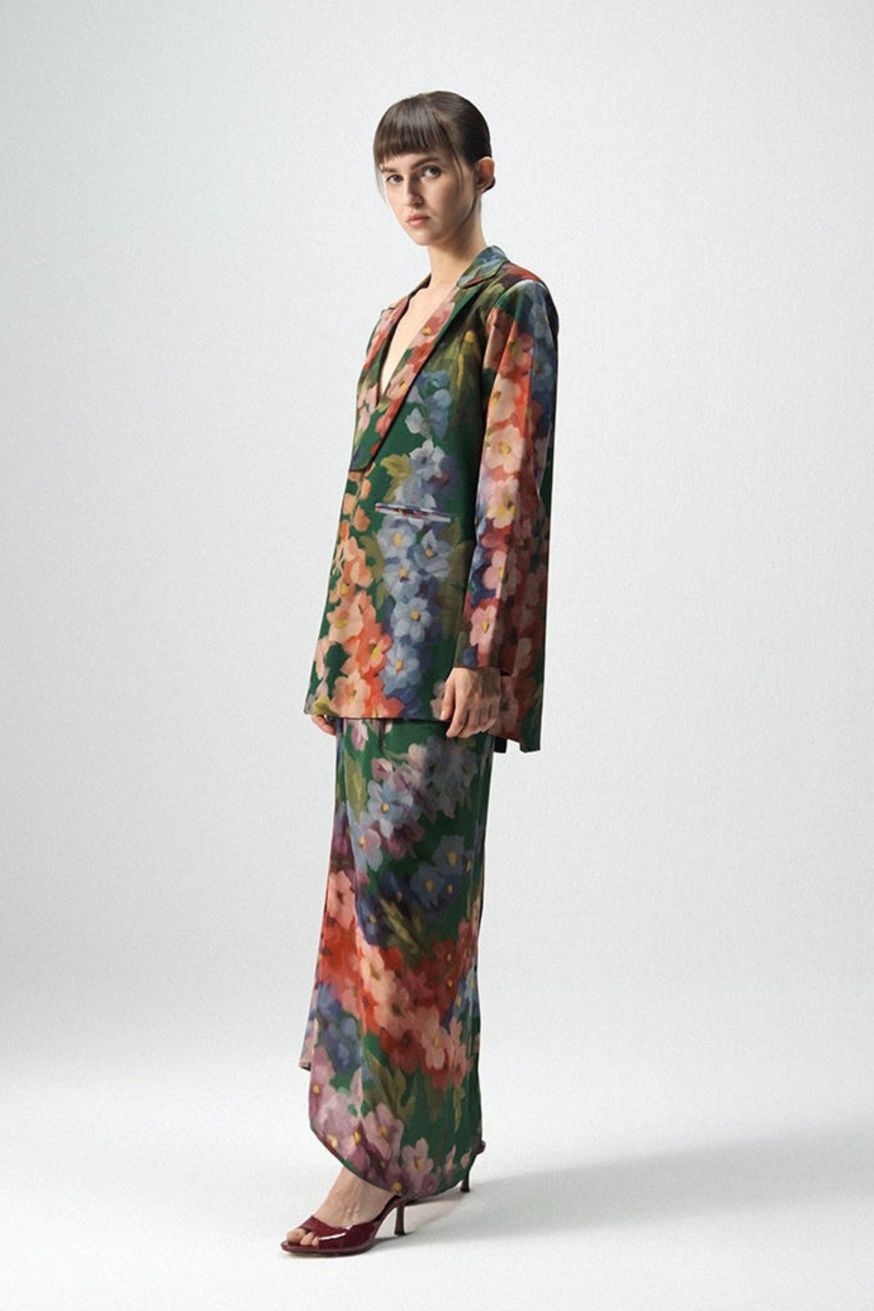 Thea Blazer & Skirt Set